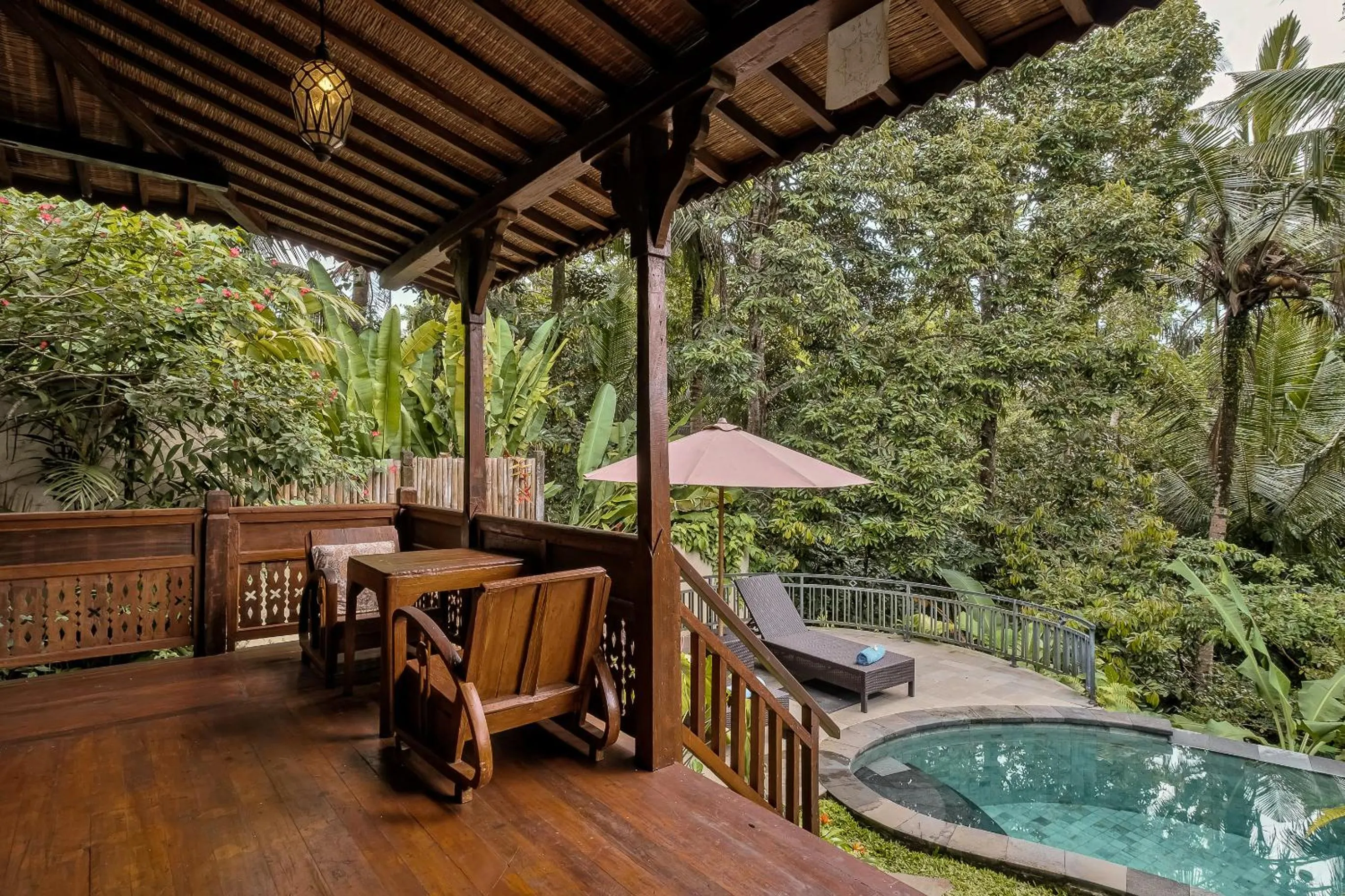 Balcony/Terrace in Andara Ubud Villa