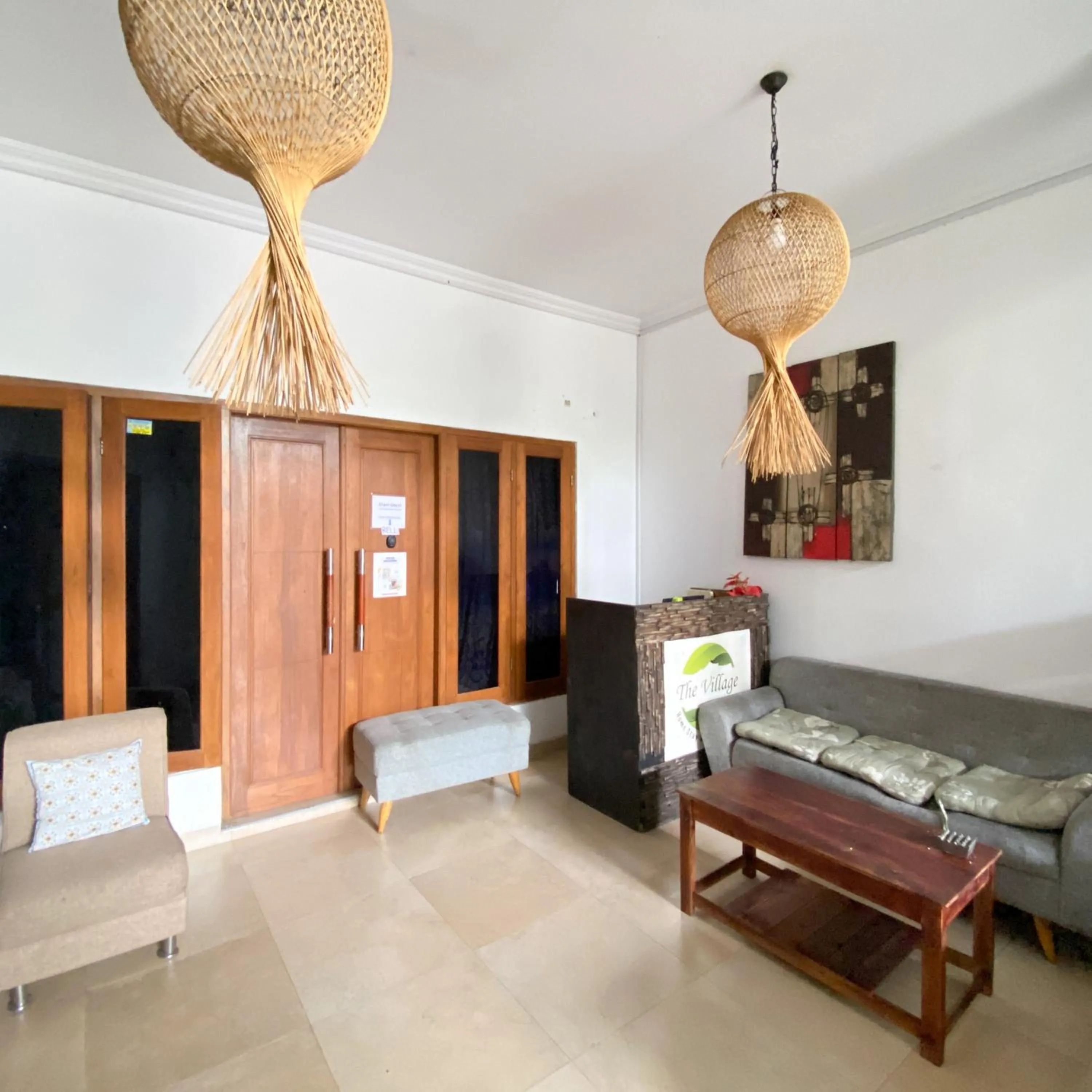 Lobby or reception in The Eco Village Homestay RedPartner