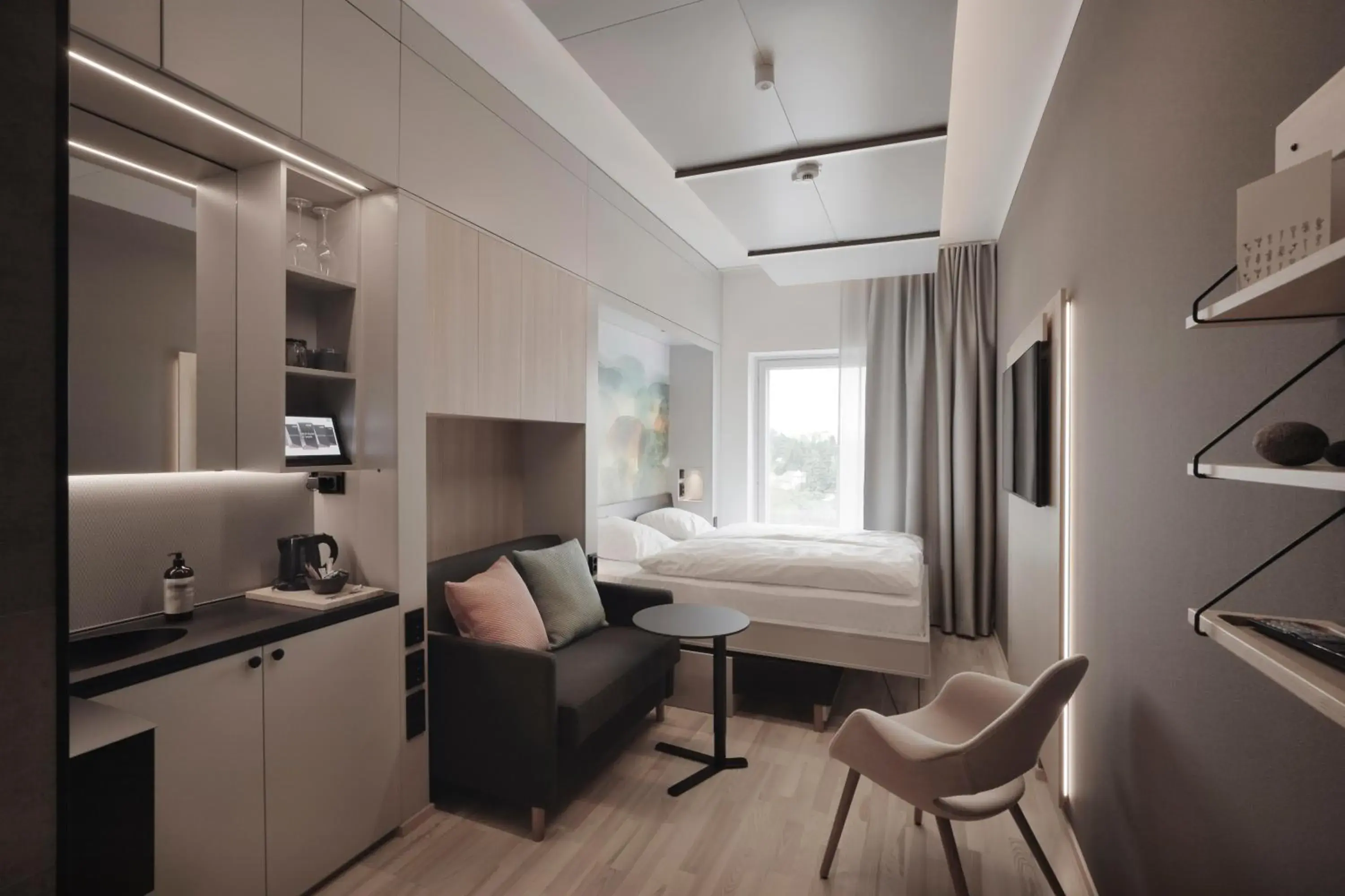 Bedroom, Bed in VALO Hotel & Work Helsinki Bedroom, Bed in VALO Hotel & Work Helsinki