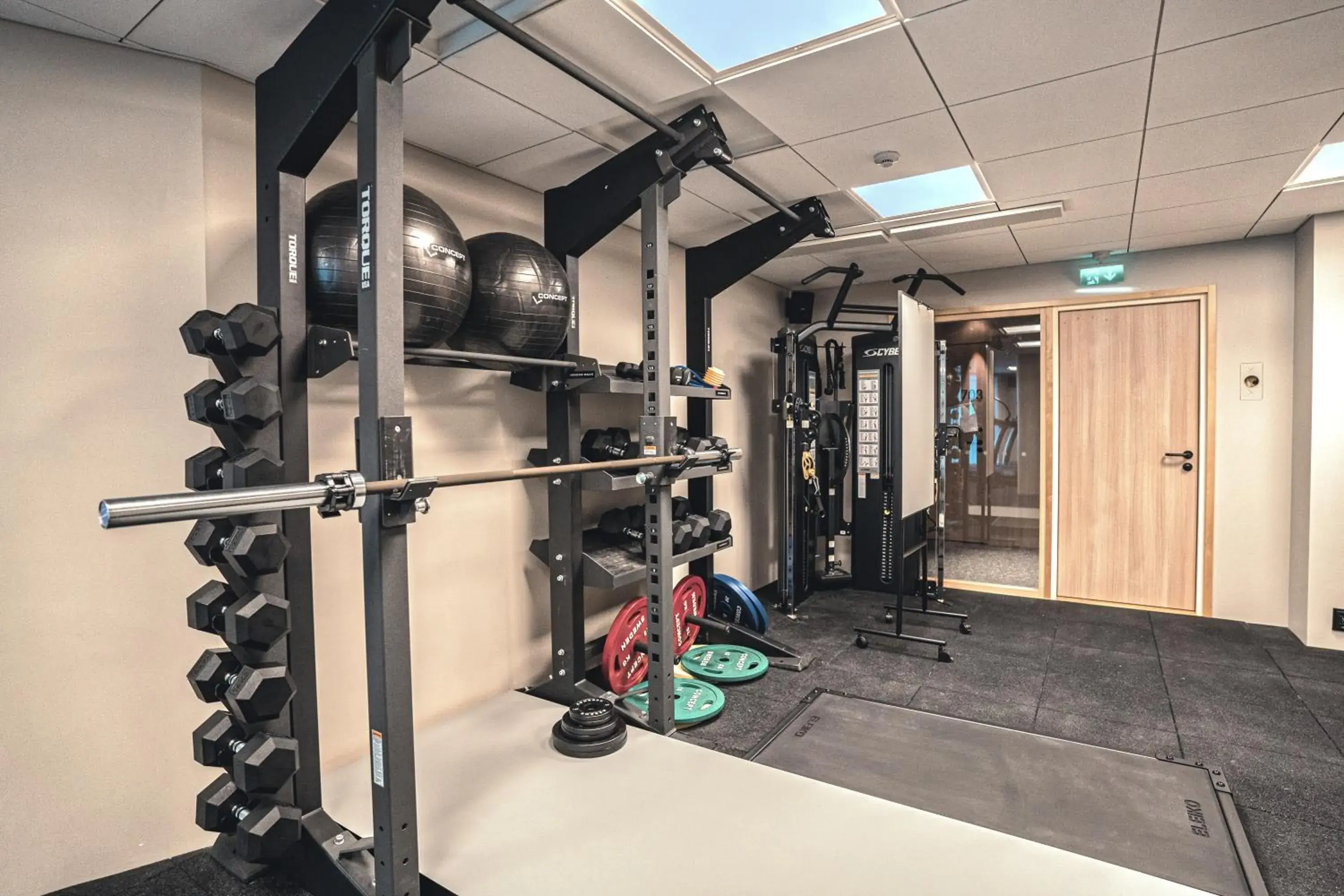 Fitness centre/facilities in VALO Hotel & Work Helsinki Fitness centre/facilities in VALO Hotel & Work Helsinki