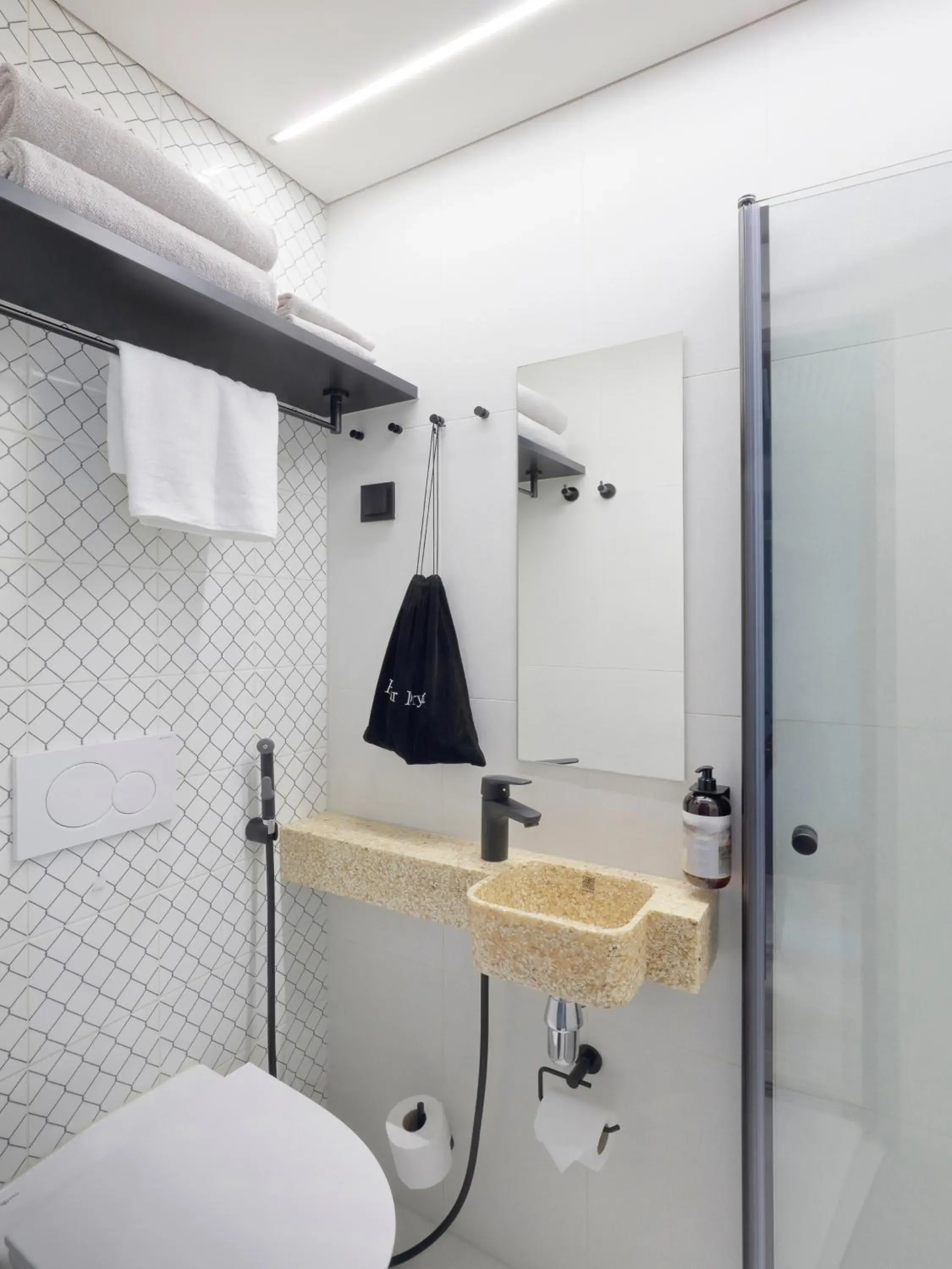 Bathroom in VALO Hotel & Work Helsinki Bathroom in VALO Hotel & Work Helsinki