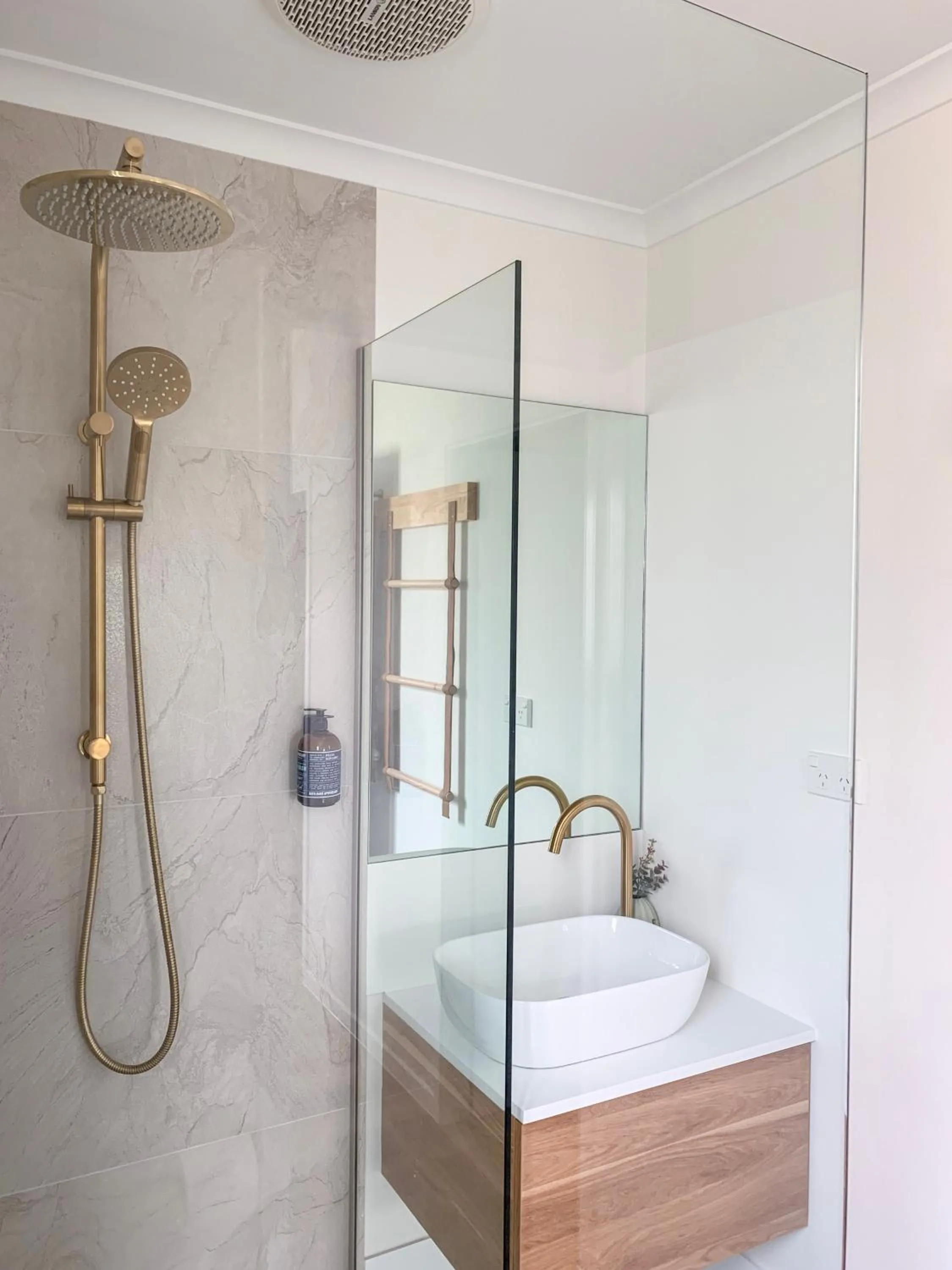 Bathroom in Little Palm Cabins