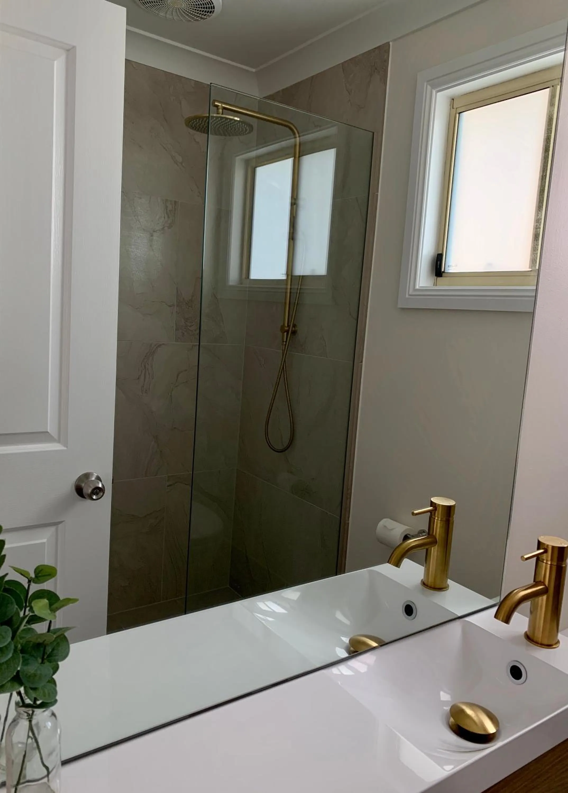 Bathroom in Little Palm Cabins