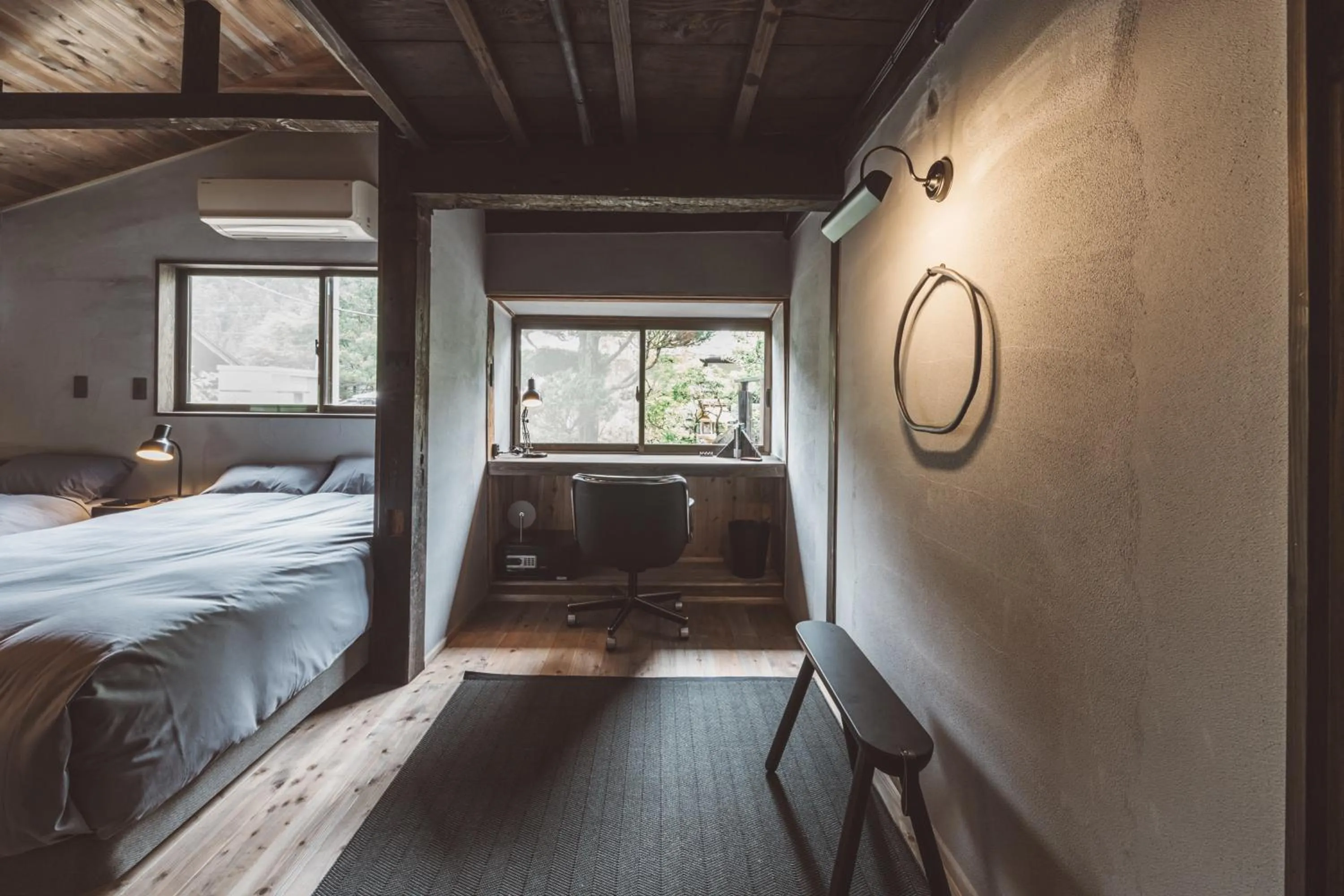 Seating area, Bed in NIPPONIA Kosuge Village