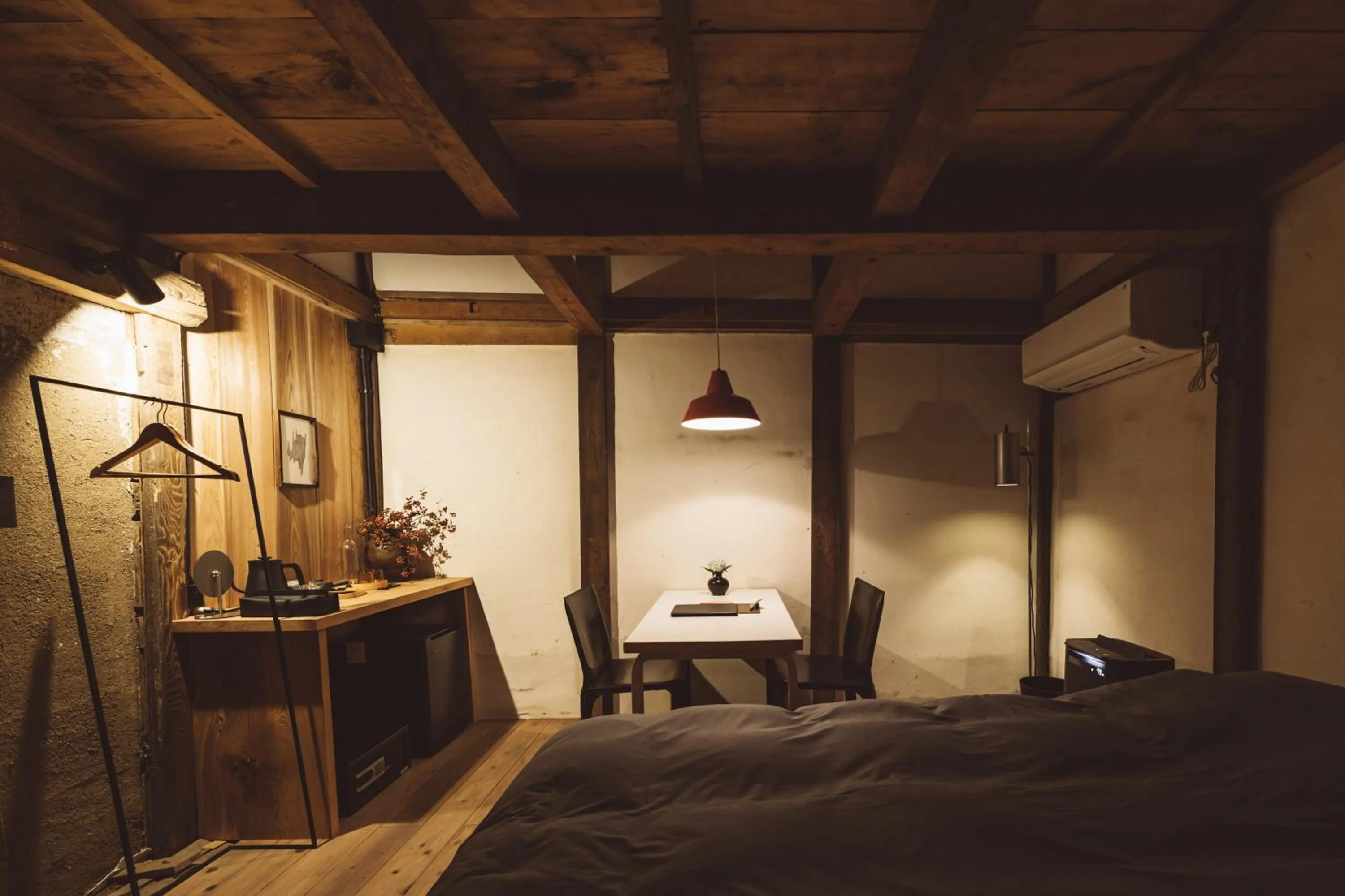 Dining area, Bed in NIPPONIA Kosuge Village