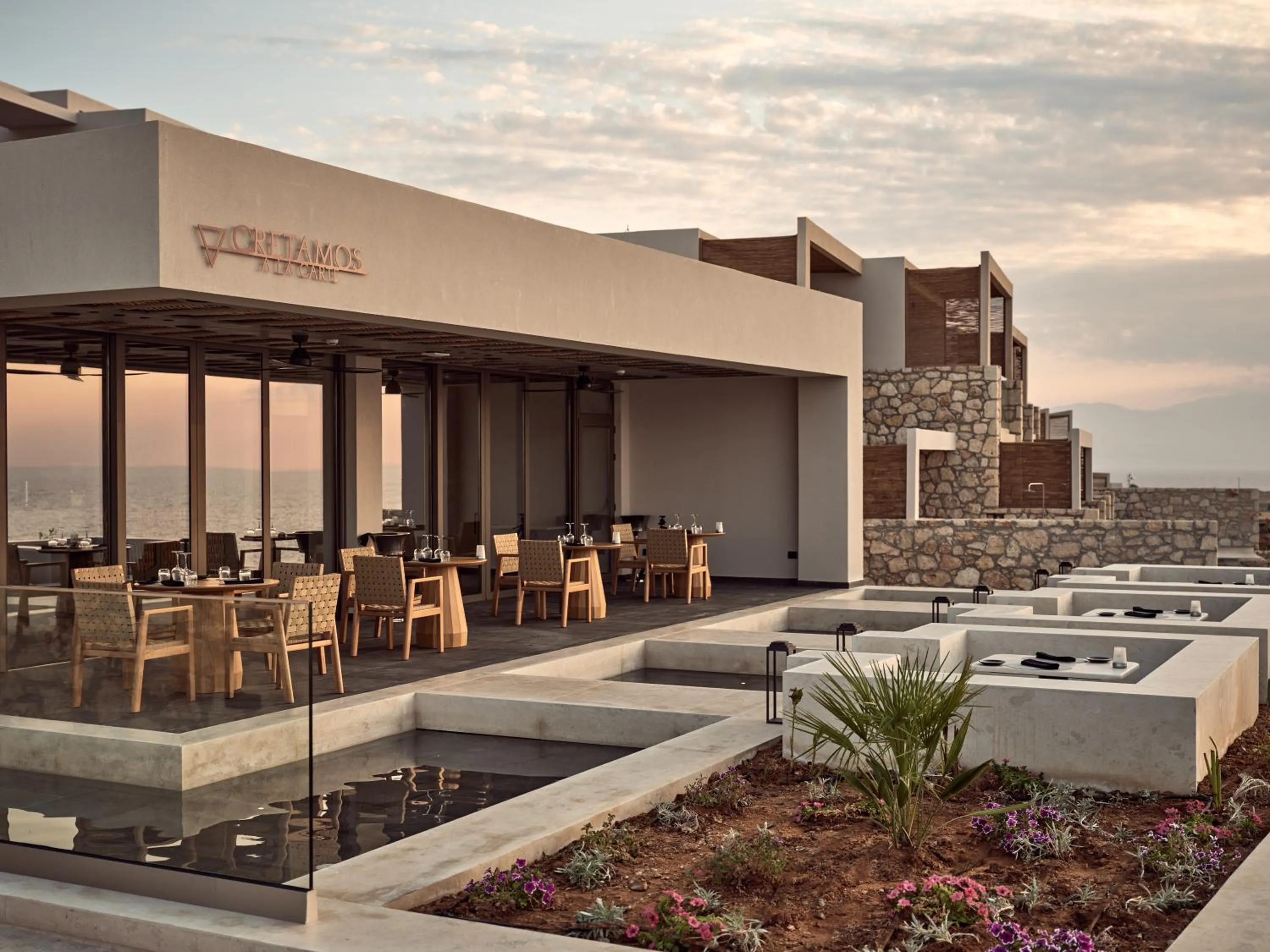 Restaurant/places to eat in The Royal Senses Resort & Spa Crete, Curio Collection by Hilton