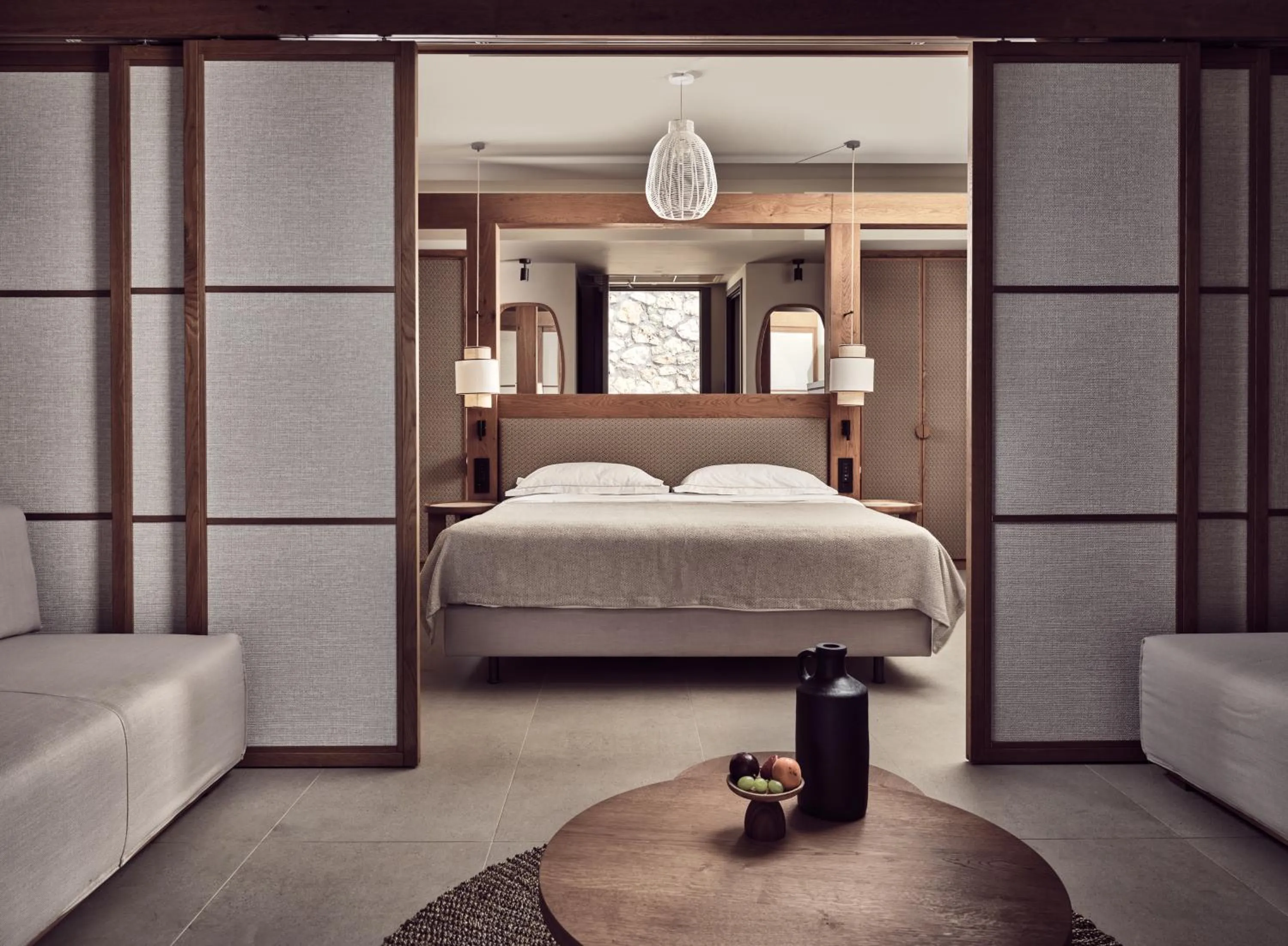 Bed in The Royal Senses Resort & Spa Crete, Curio Collection by Hilton