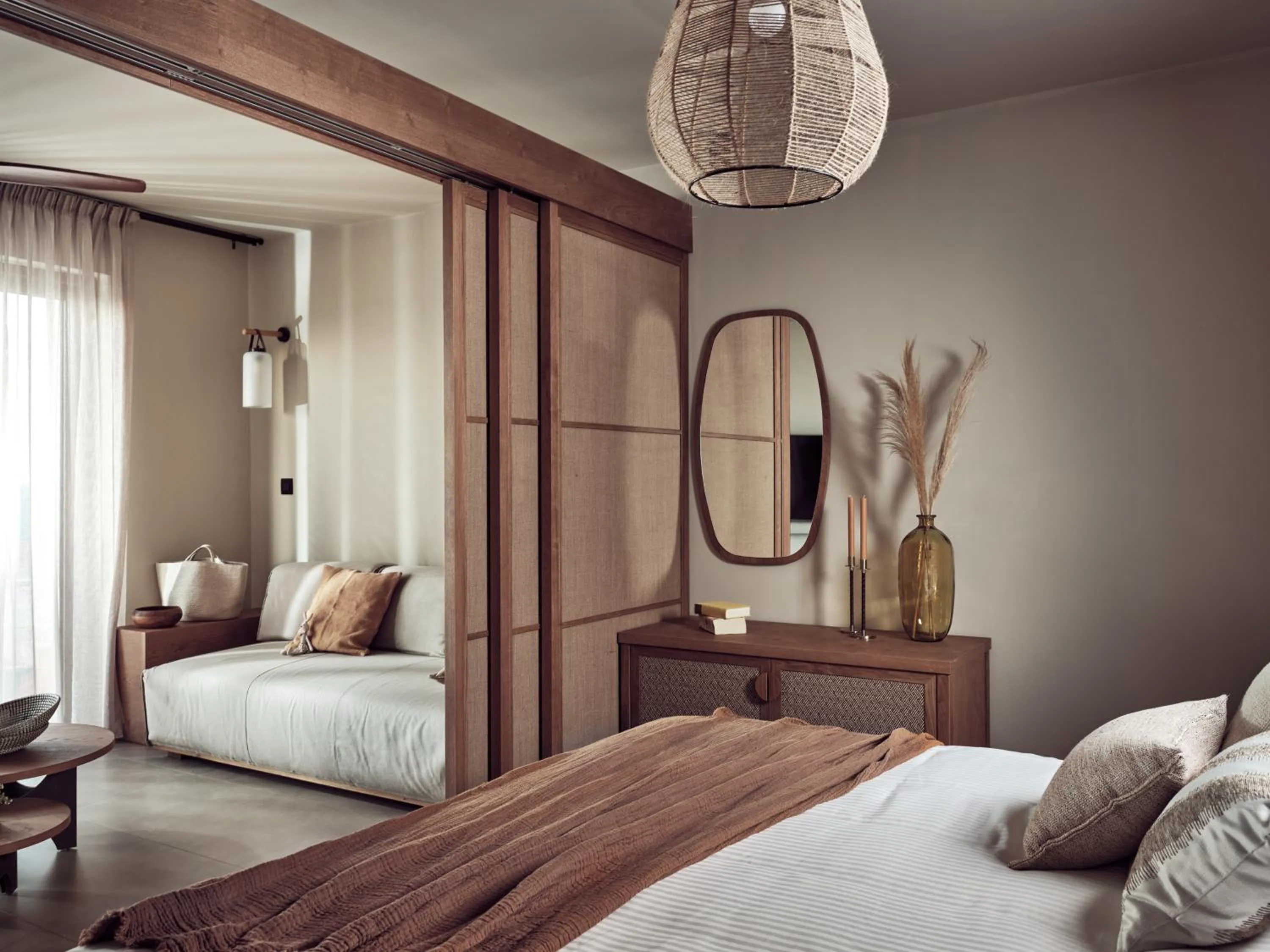 Bed in The Royal Senses Resort & Spa Crete, Curio Collection by Hilton