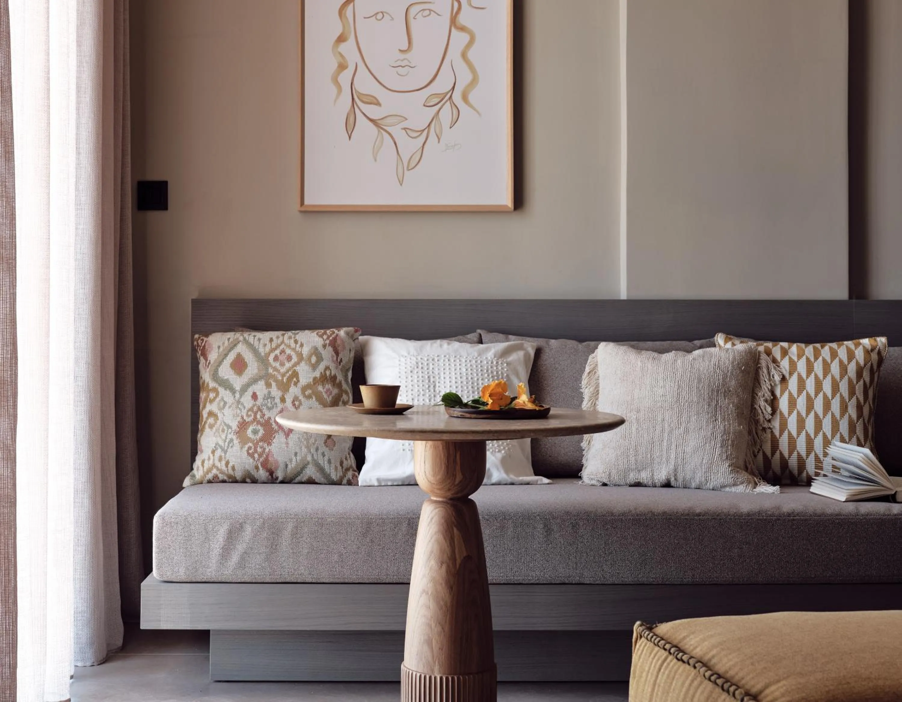 Seating area in The Royal Senses Resort & Spa Crete, Curio Collection by Hilton