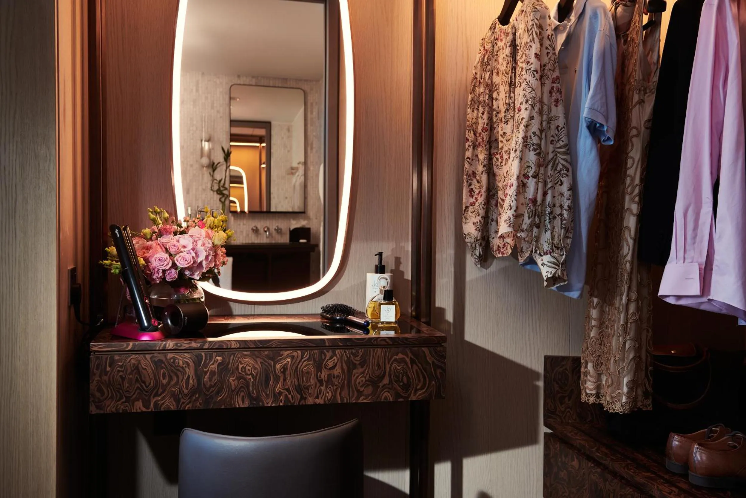 Seating area in Pan Pacific London