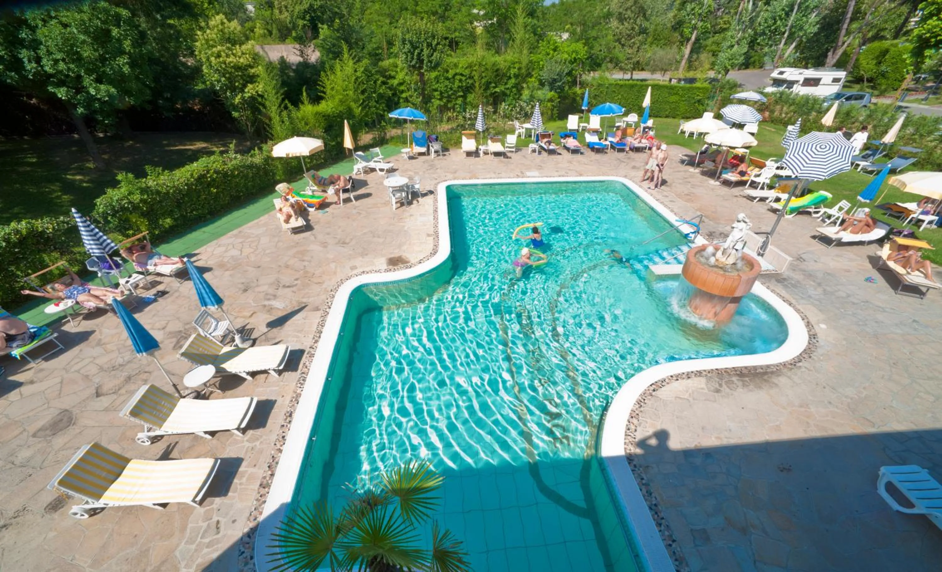 Swimming pool in Terme Villa Pace