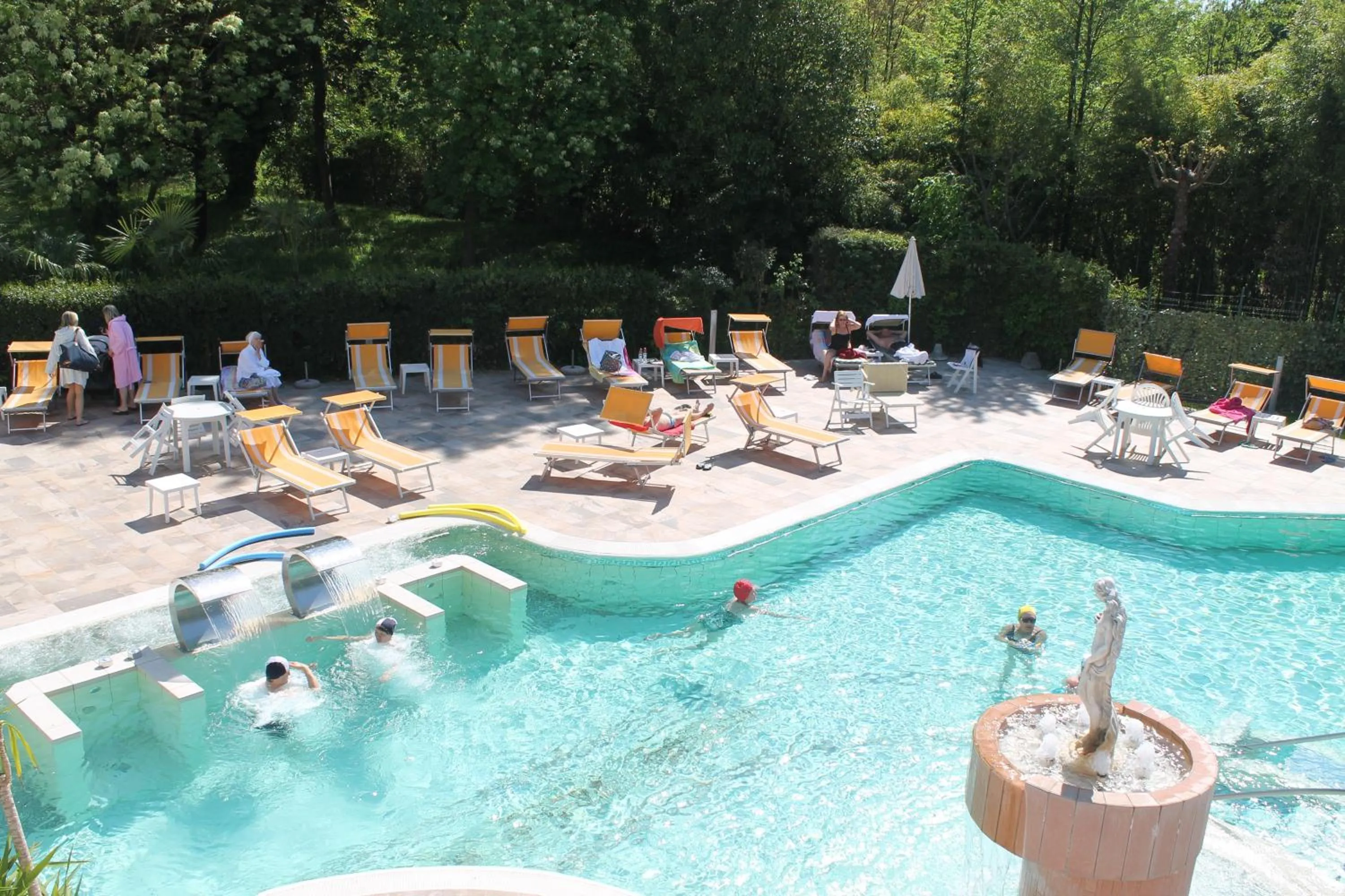 Swimming pool in Terme Villa Pace