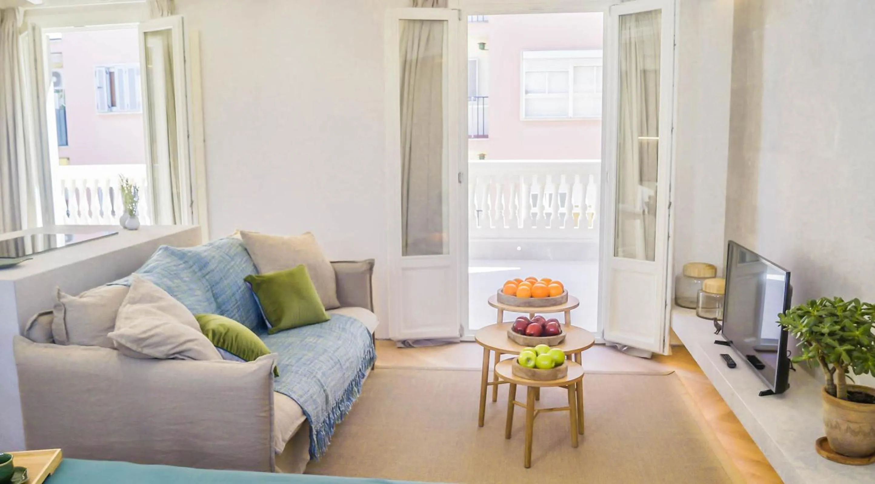 Living room in The Boc Suites