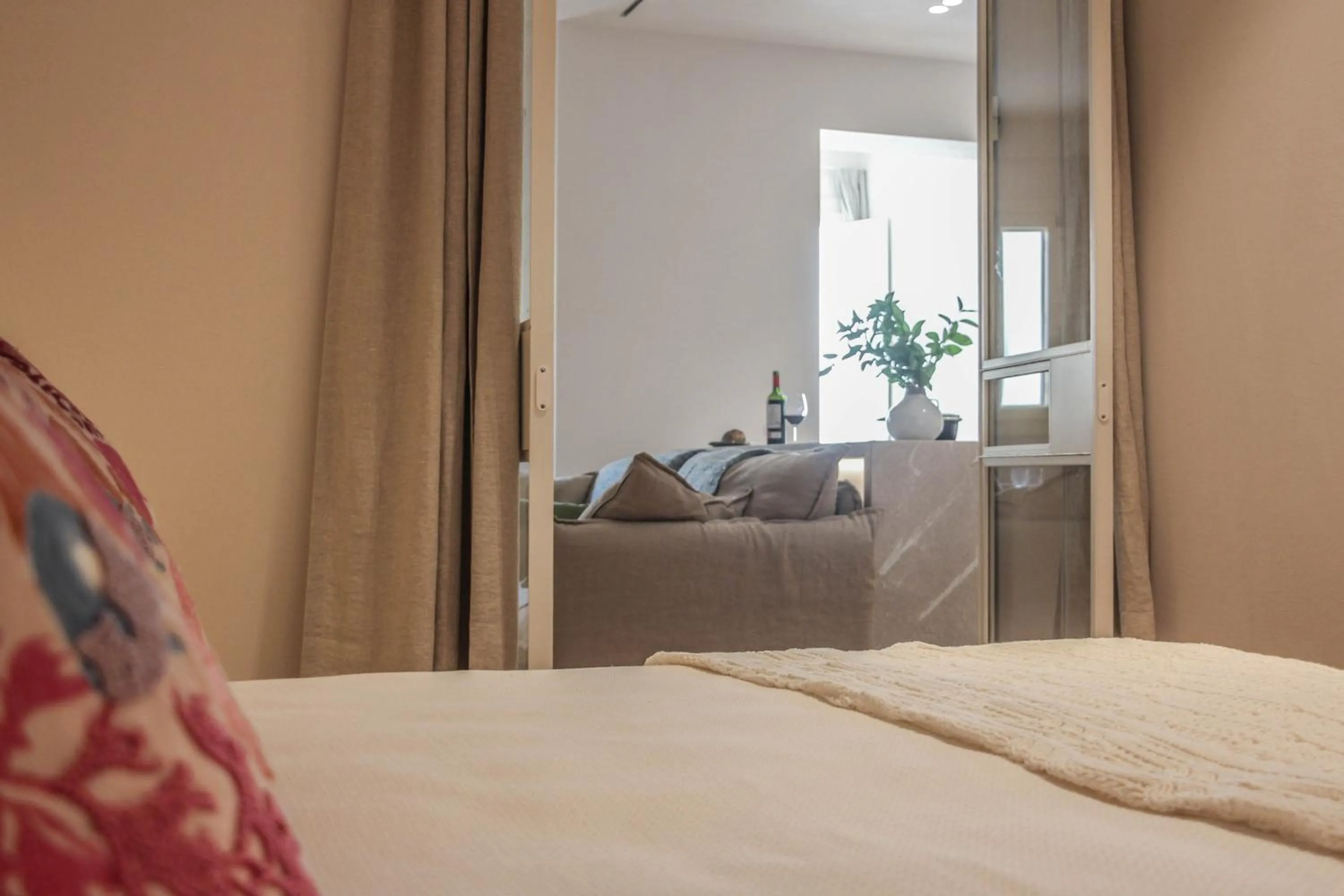 Bed in The Boc Suites