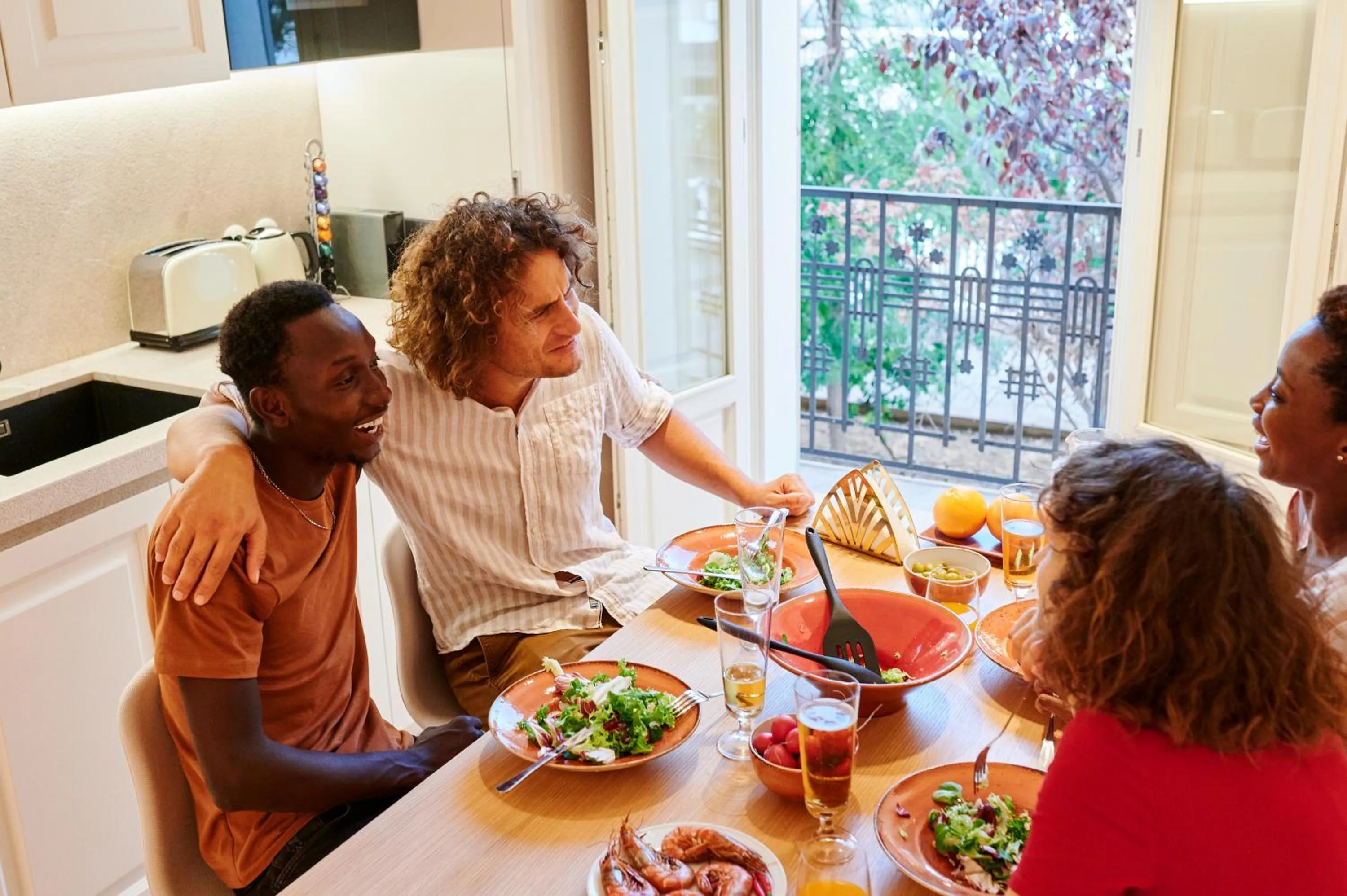 Kitchen or kitchenette in The Boc Suites