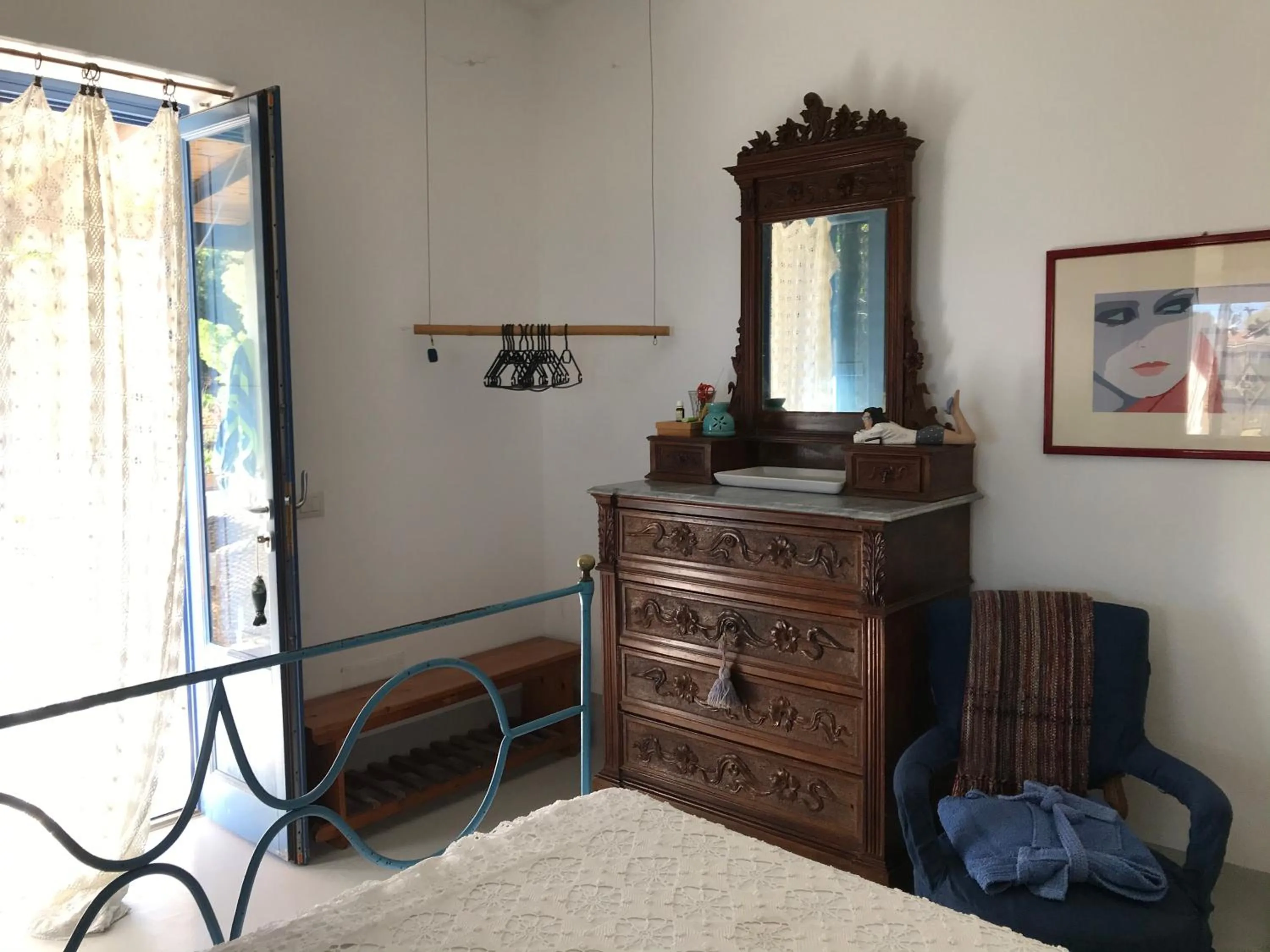 View (from property/room), Bed in B&B Al Salvatore Di Lipari