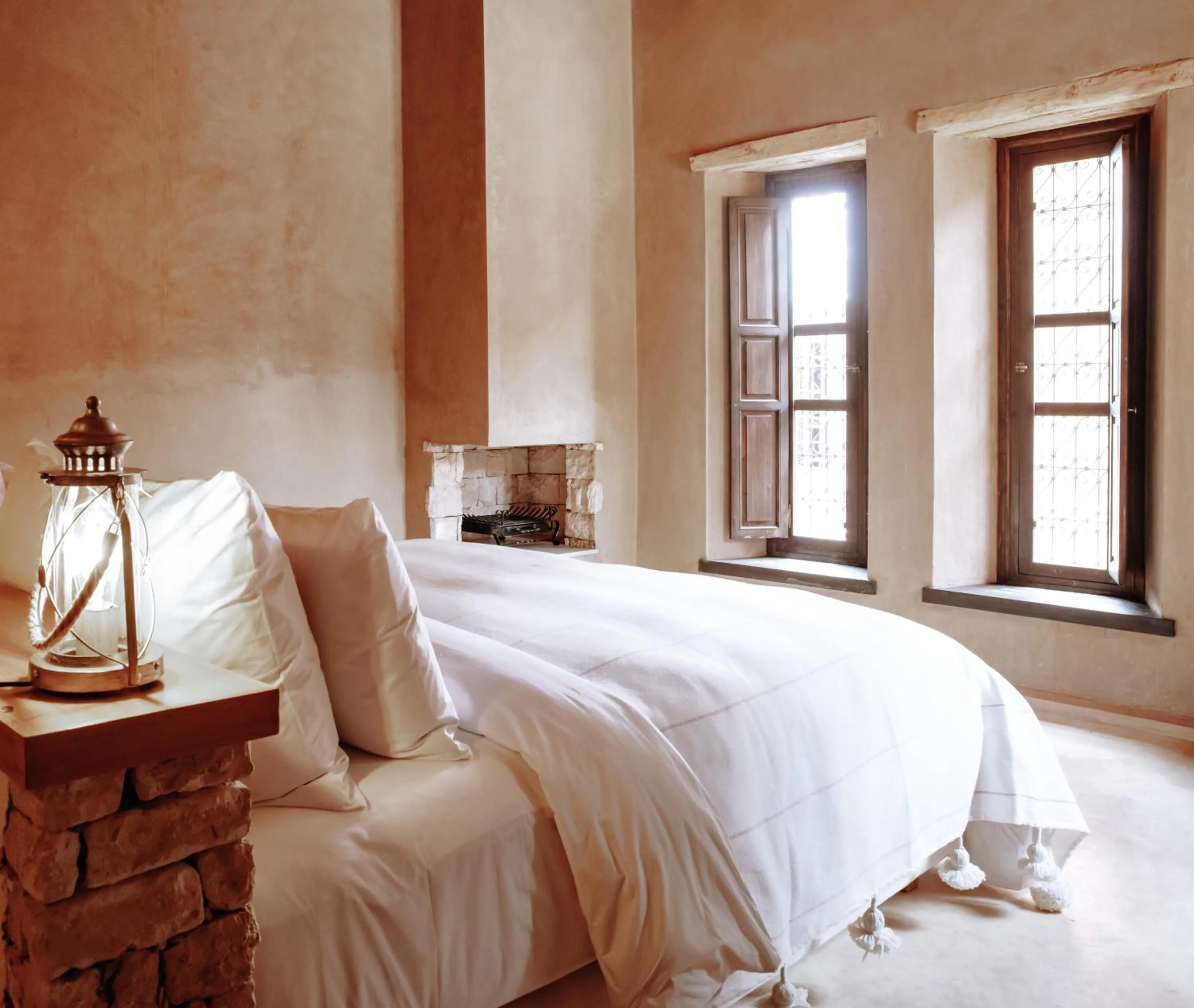 Bed in Kasbah Tamsna