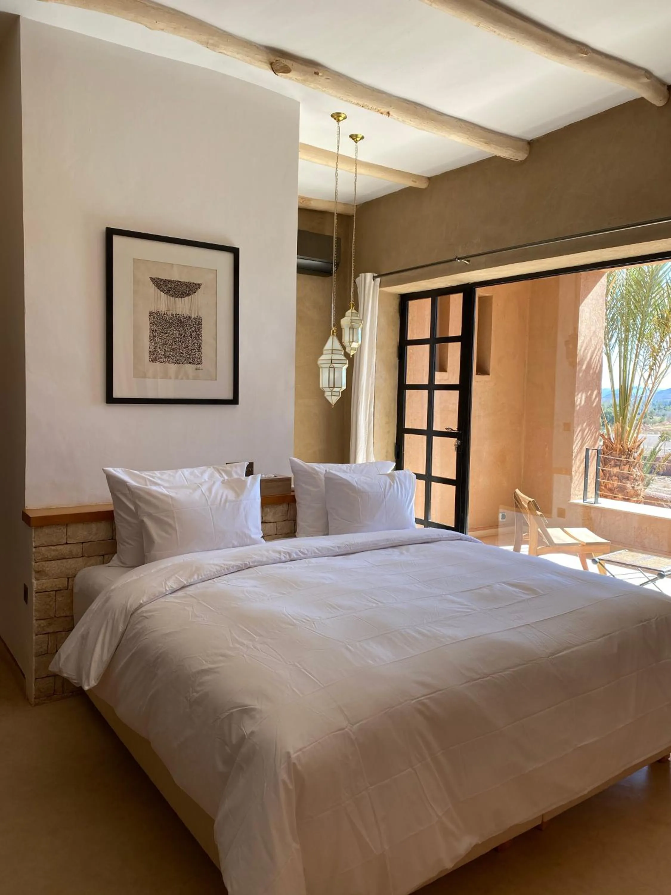 Bed in Kasbah Tamsna