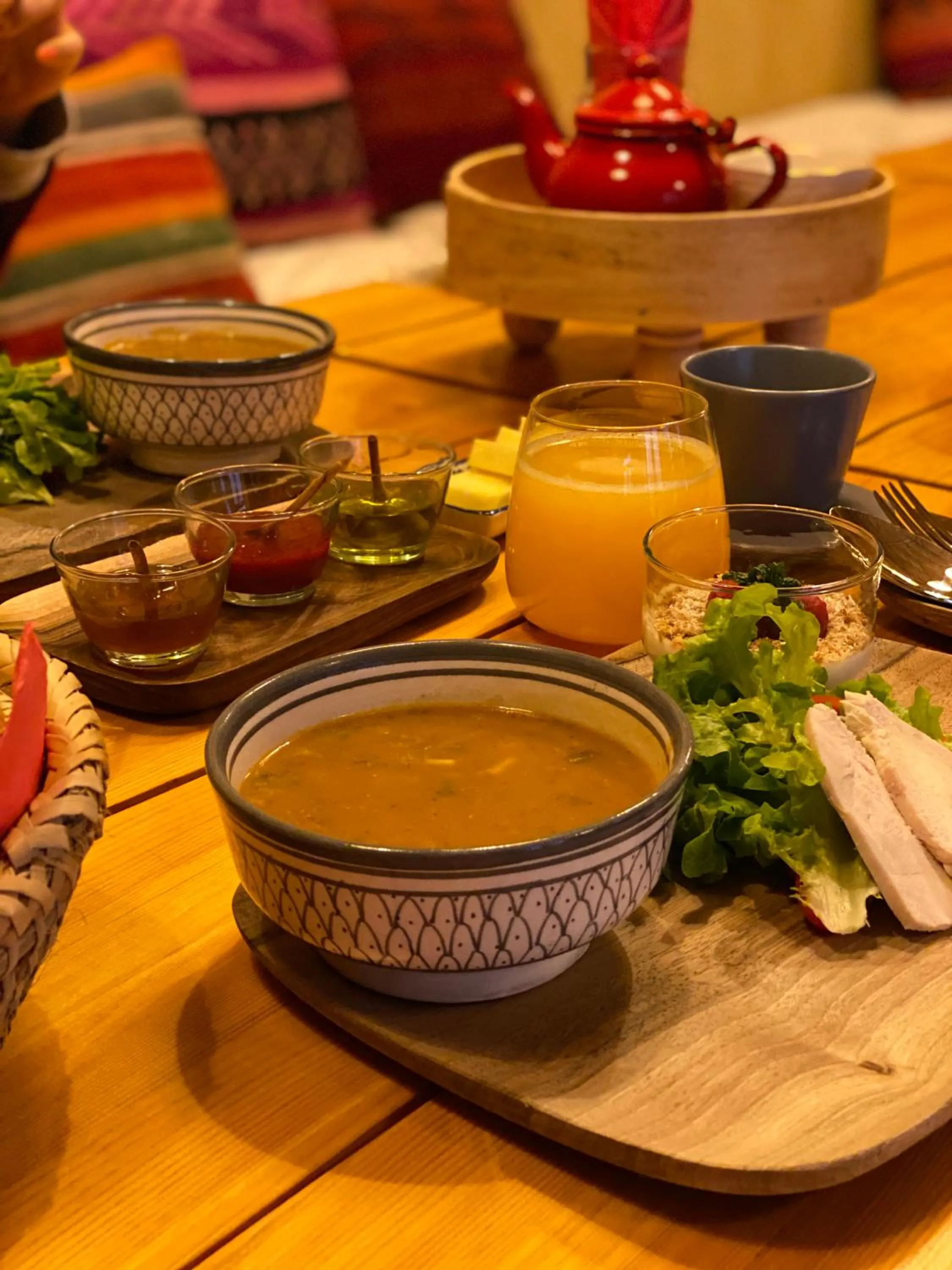 Breakfast in Kasbah Tamsna