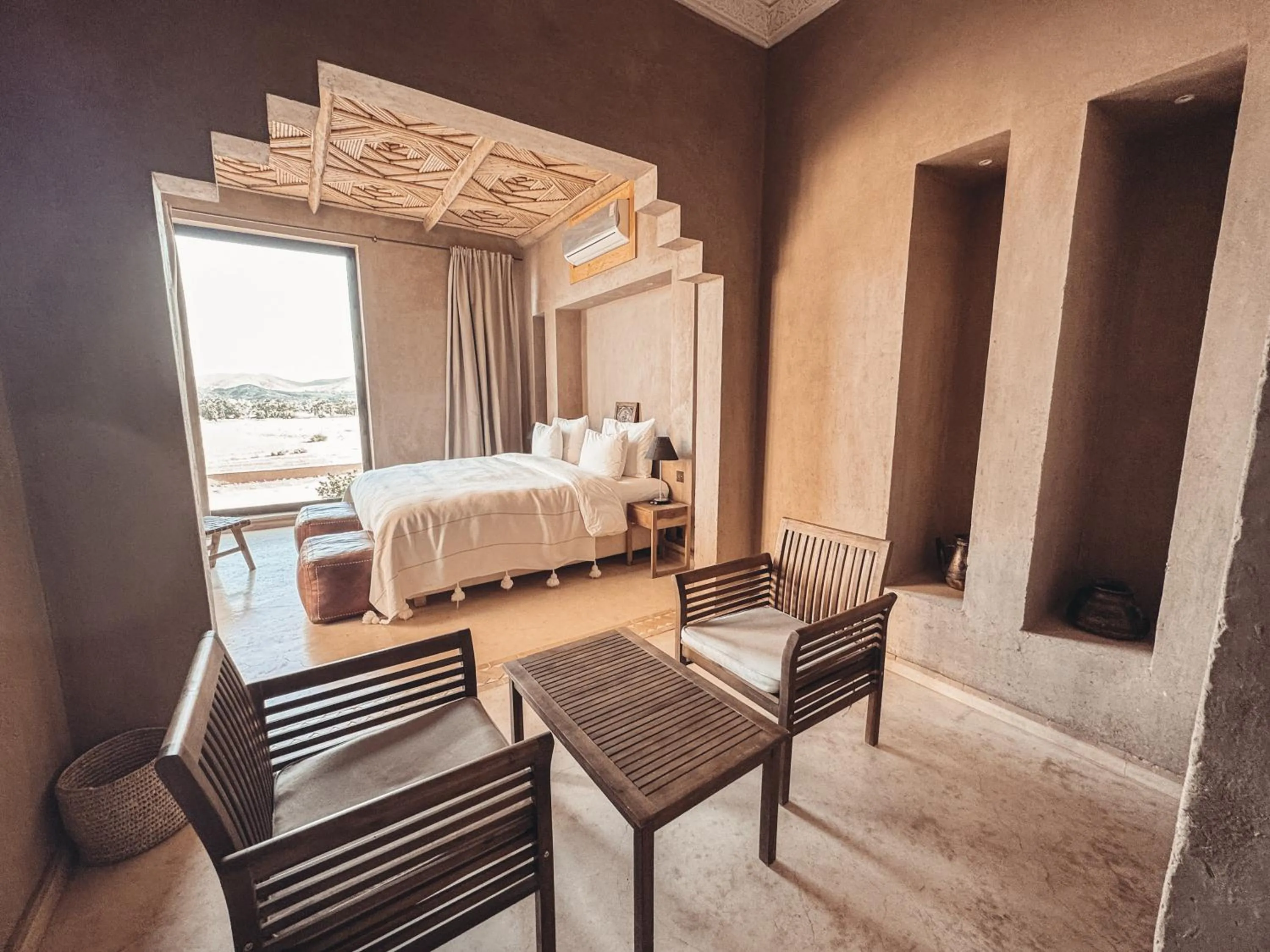 Bed in Kasbah Tamsna