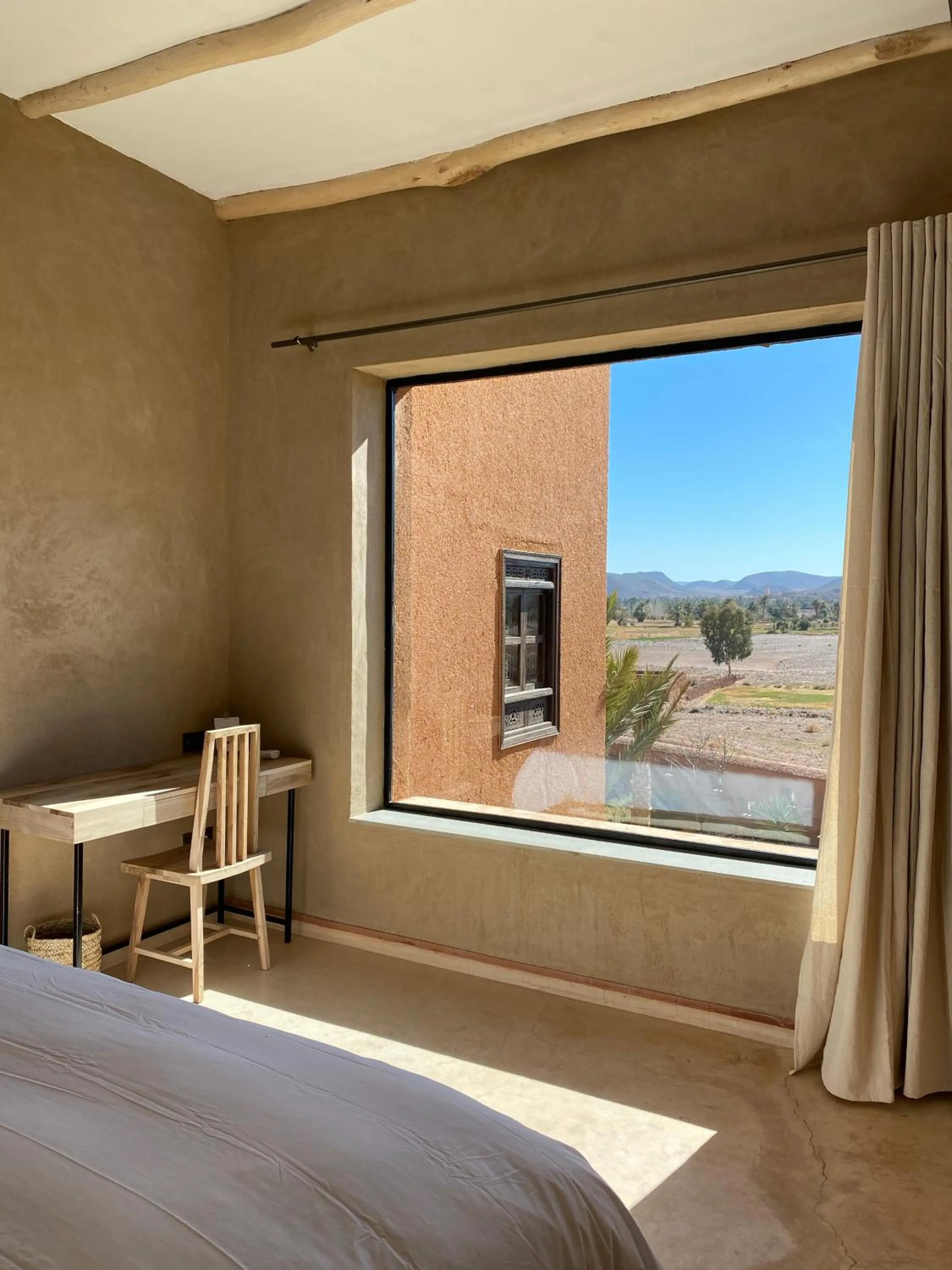 Mountain view, Bed in Kasbah Tamsna