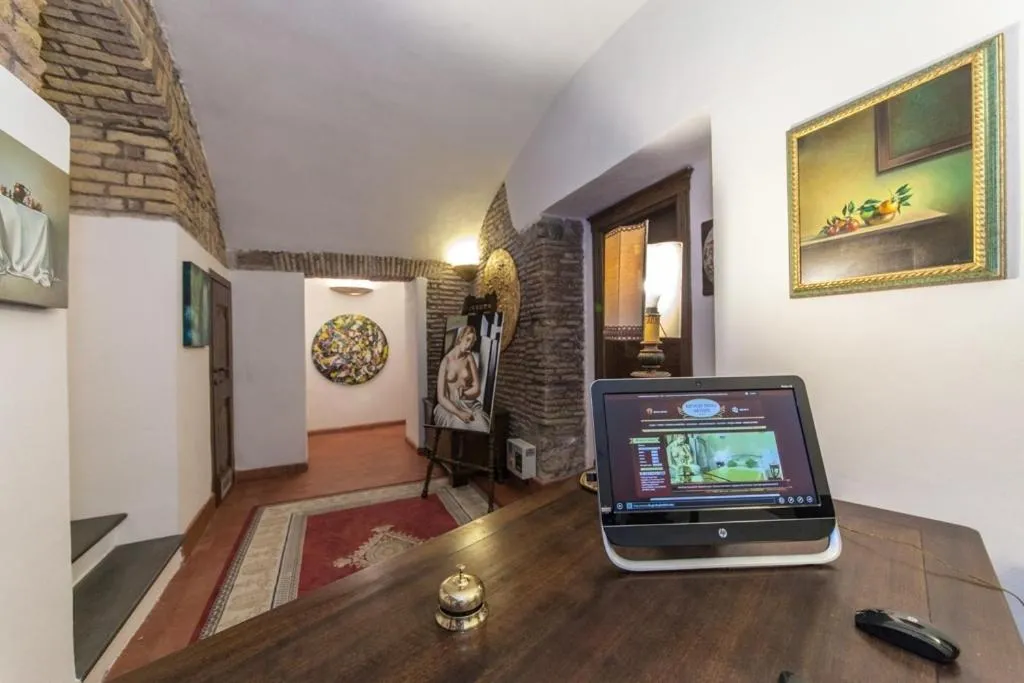 Lobby or reception in Rifugio degli Artisti B&B