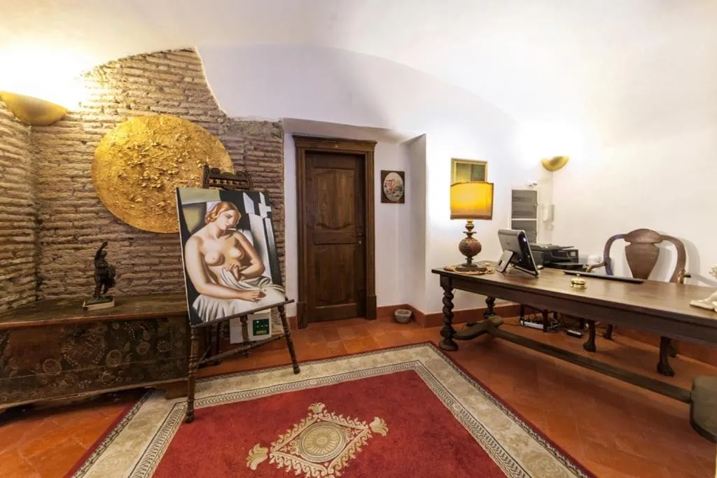 Lobby or reception in Rifugio degli Artisti B&B