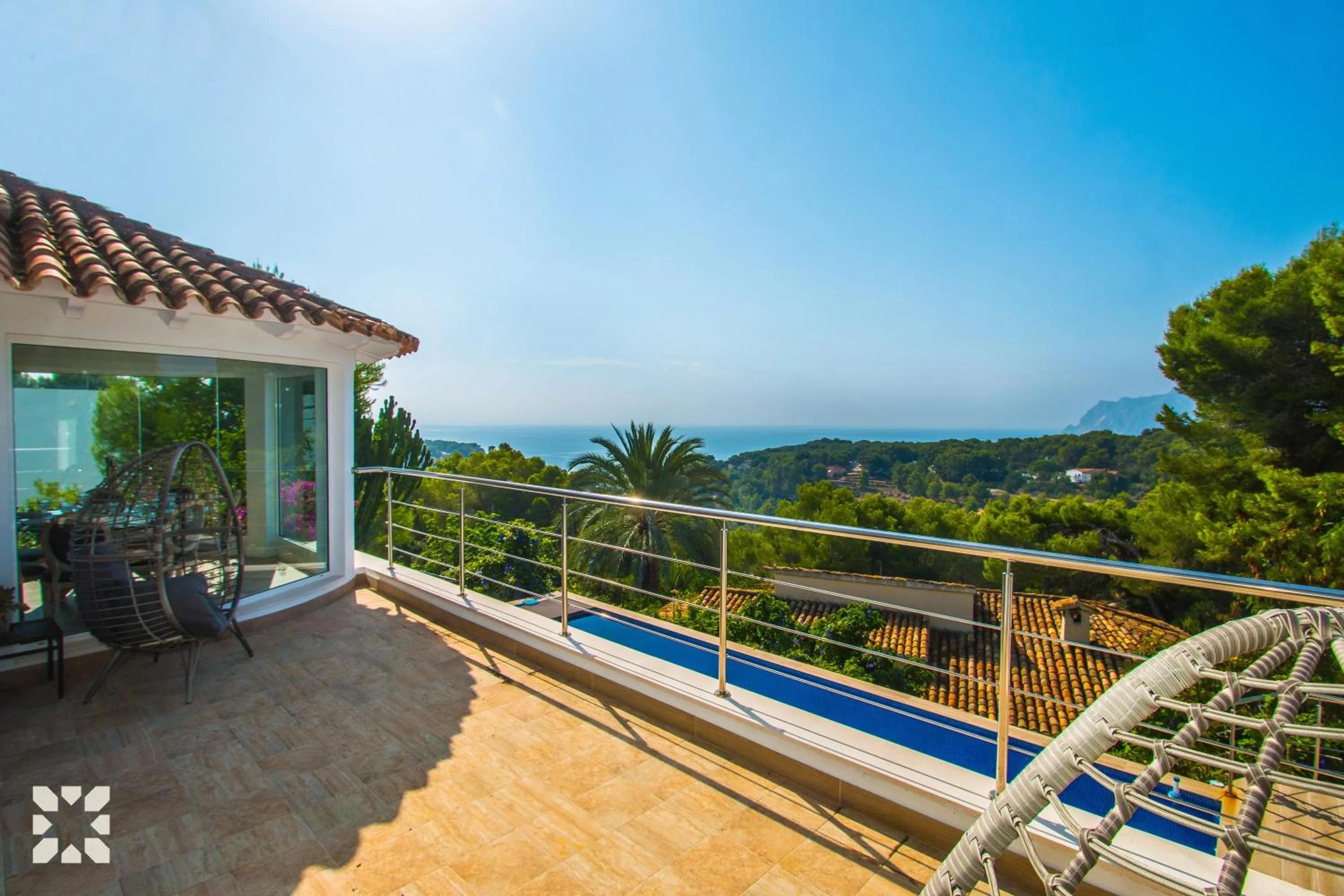 Patio in Villa La Casa Blanca by Abahana Villas