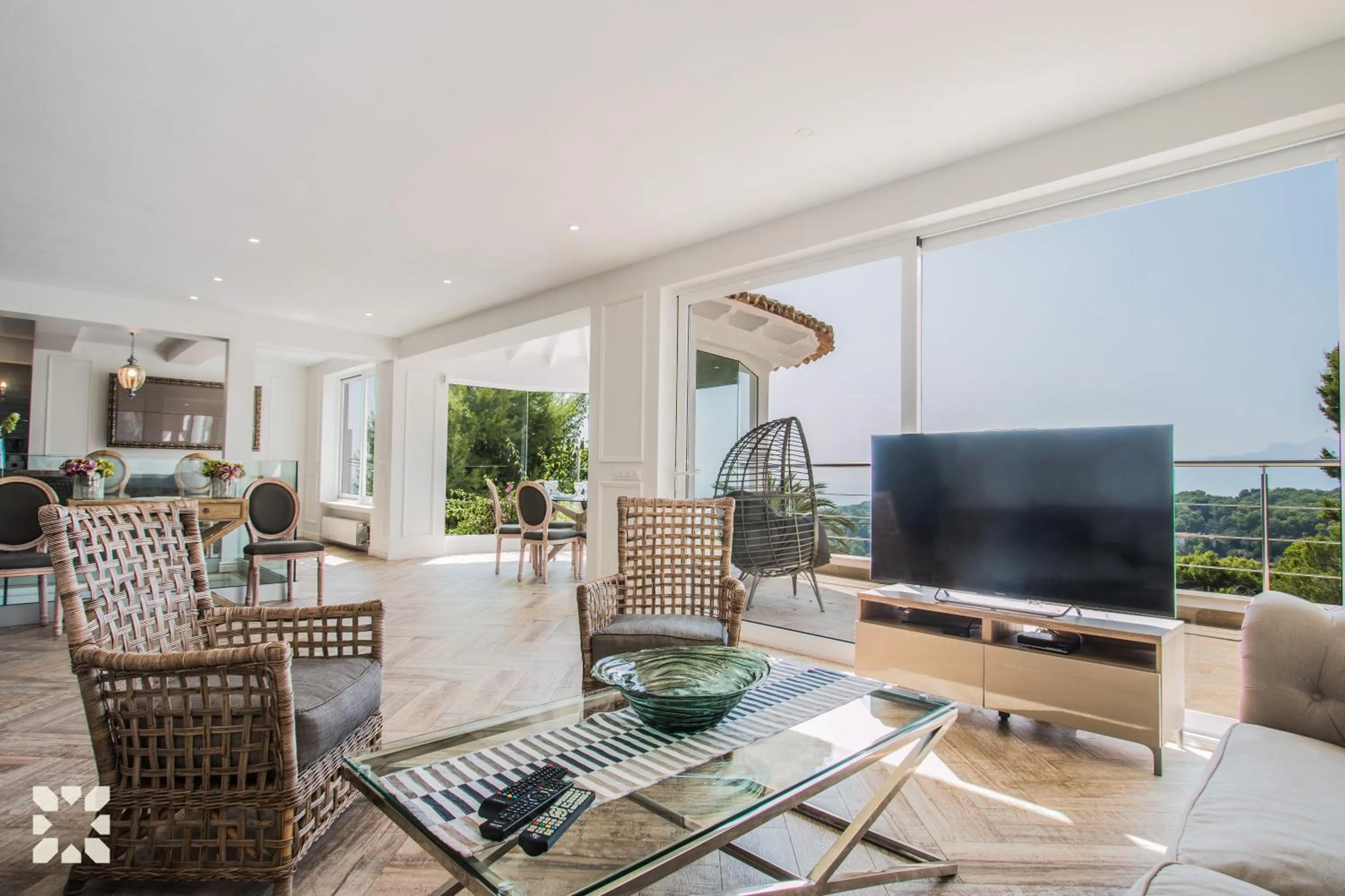 Patio in Villa La Casa Blanca by Abahana Villas