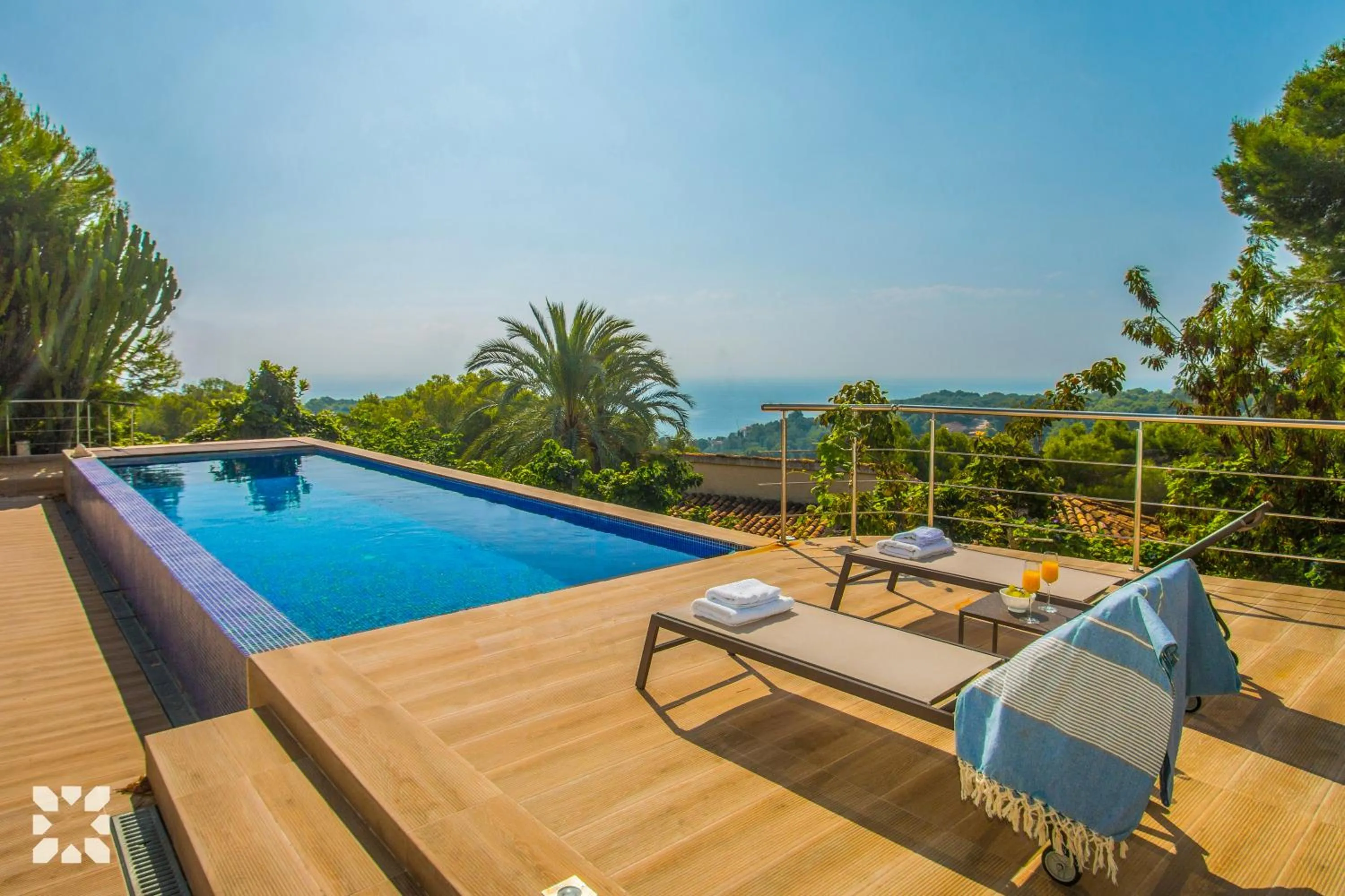 Patio in Villa La Casa Blanca by Abahana Villas