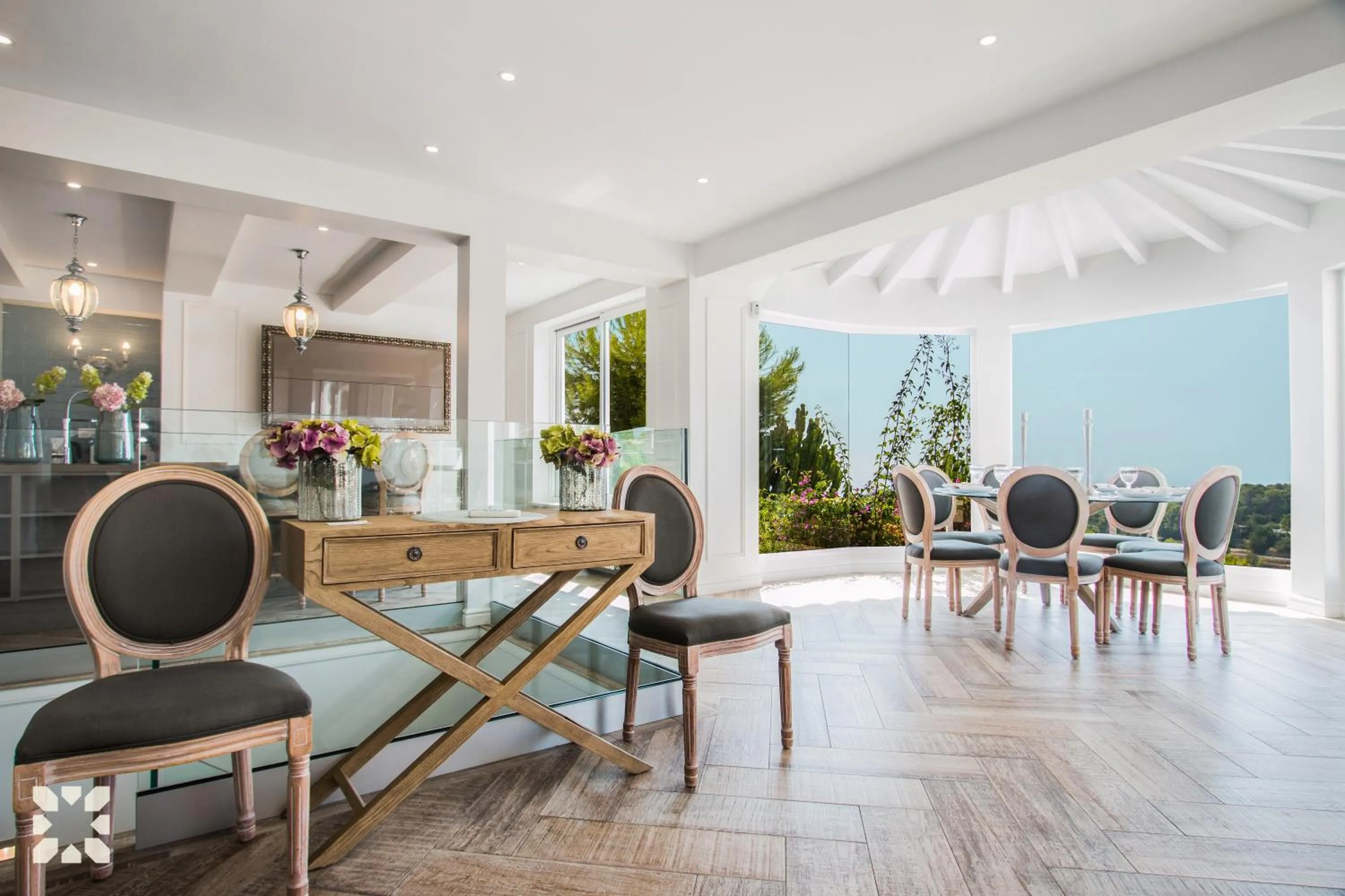 Living room in Villa La Casa Blanca by Abahana Villas