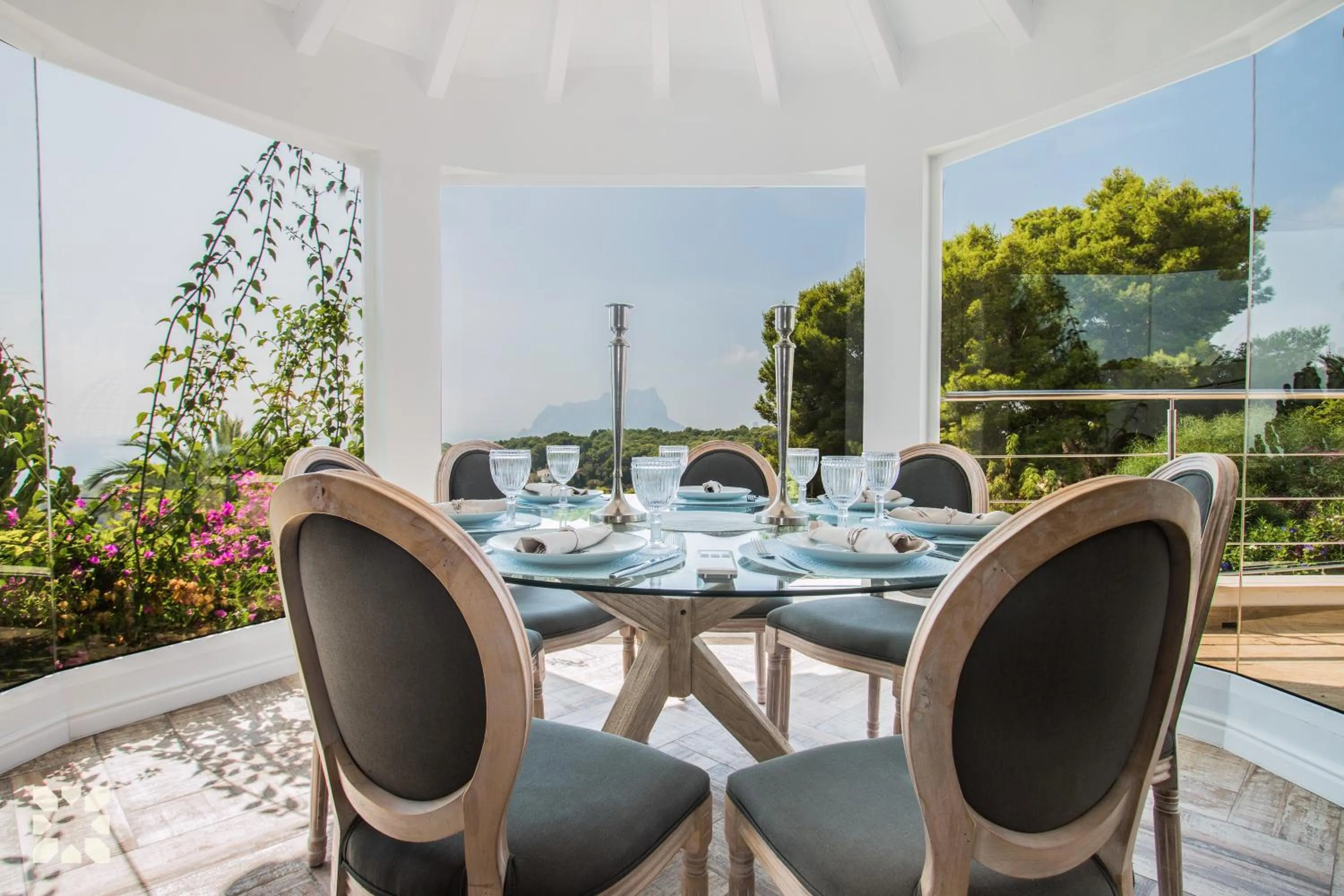 Patio in Villa La Casa Blanca by Abahana Villas