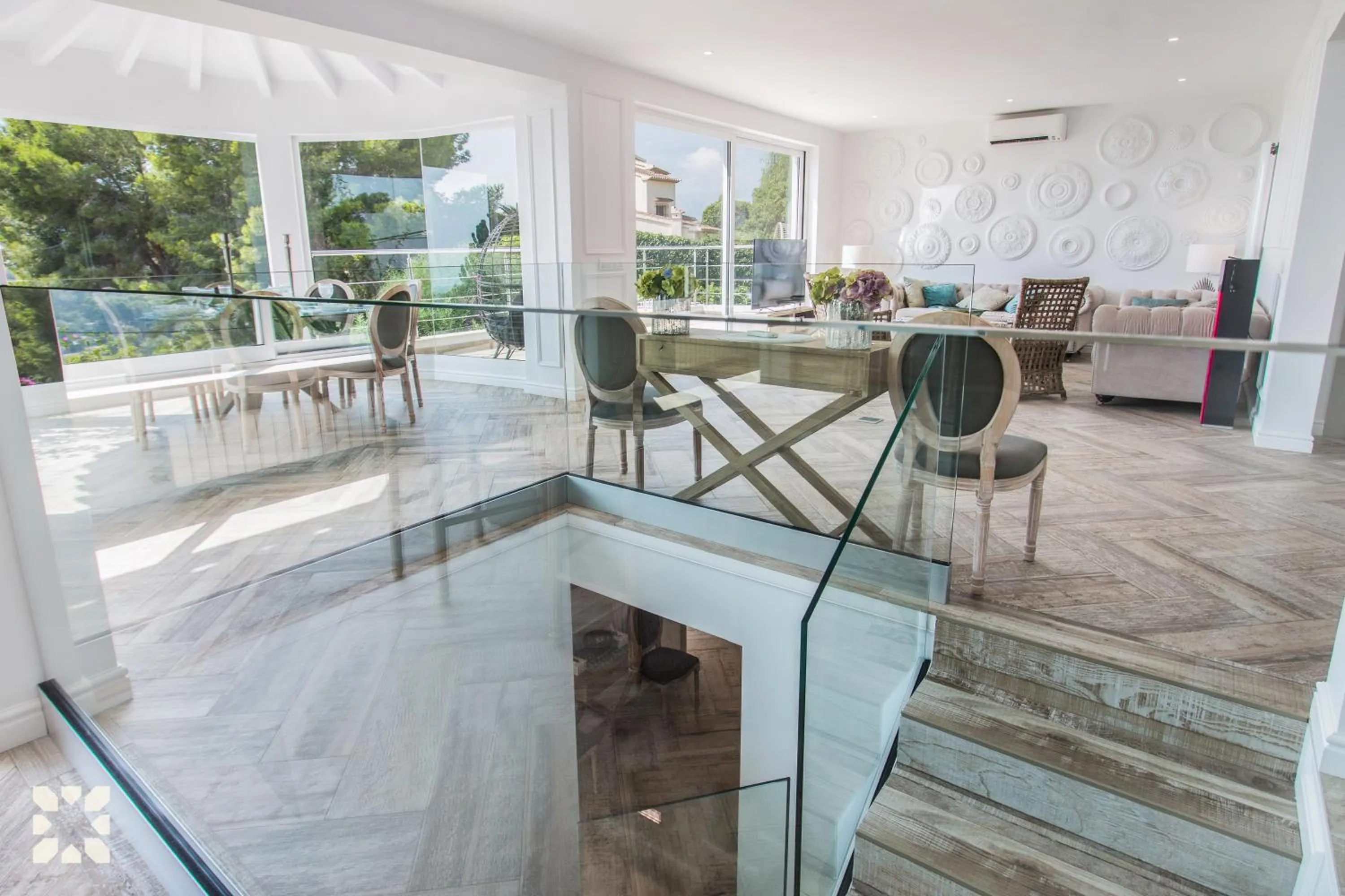 Patio in Villa La Casa Blanca by Abahana Villas
