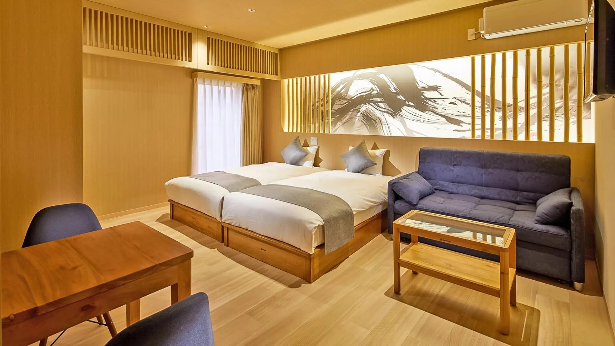 Photo of the whole room, Bed in Stay SAKURA Tokyo Shinjuku Hyakukura