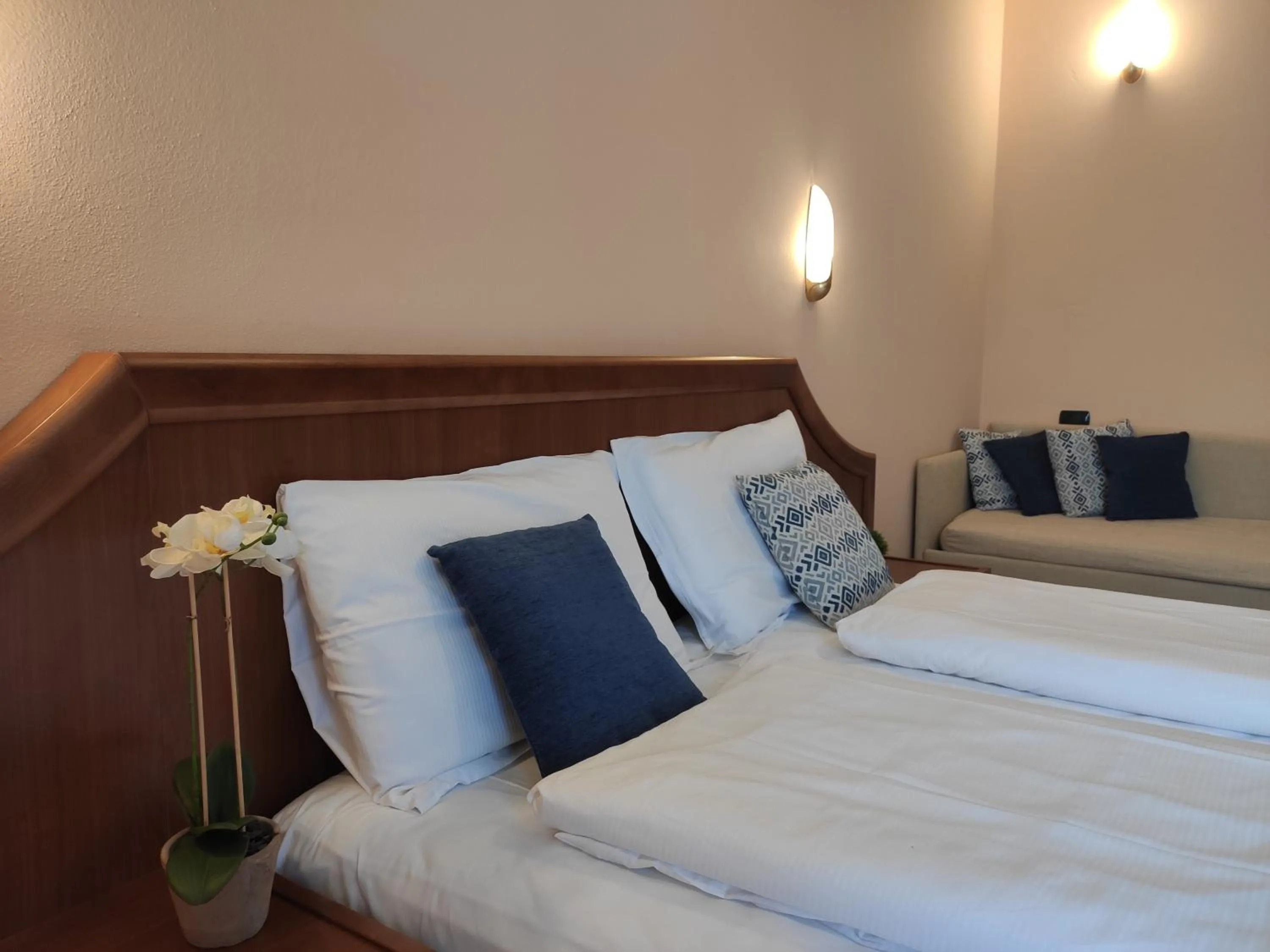 Bed in Hotel Giardino