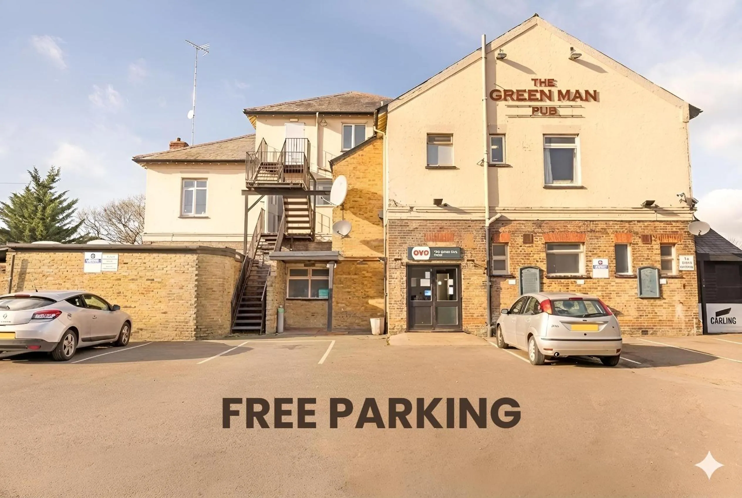 Property building in The Green Man Pub and Hotel by OYO
