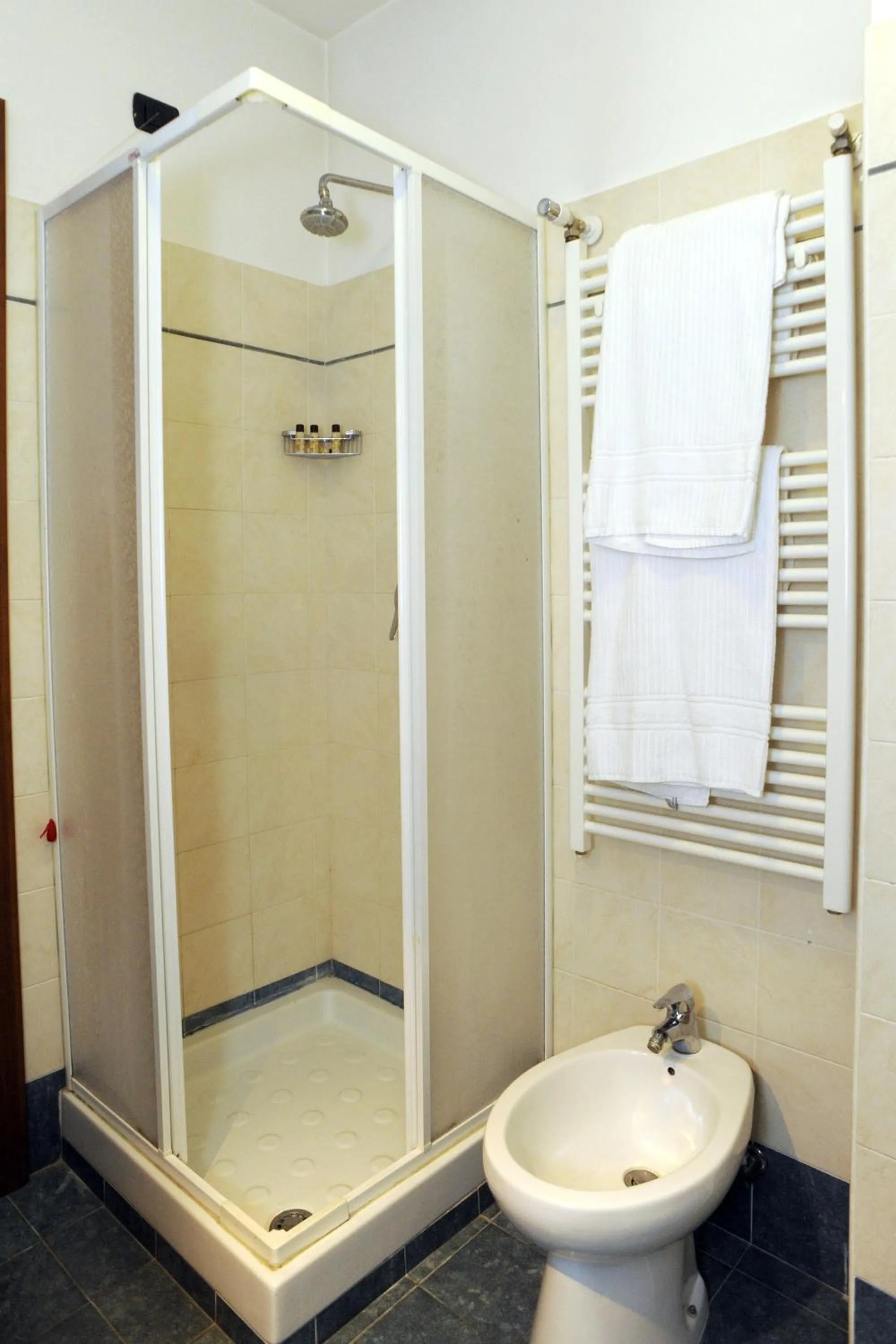 Shower in Hotel La Quercia