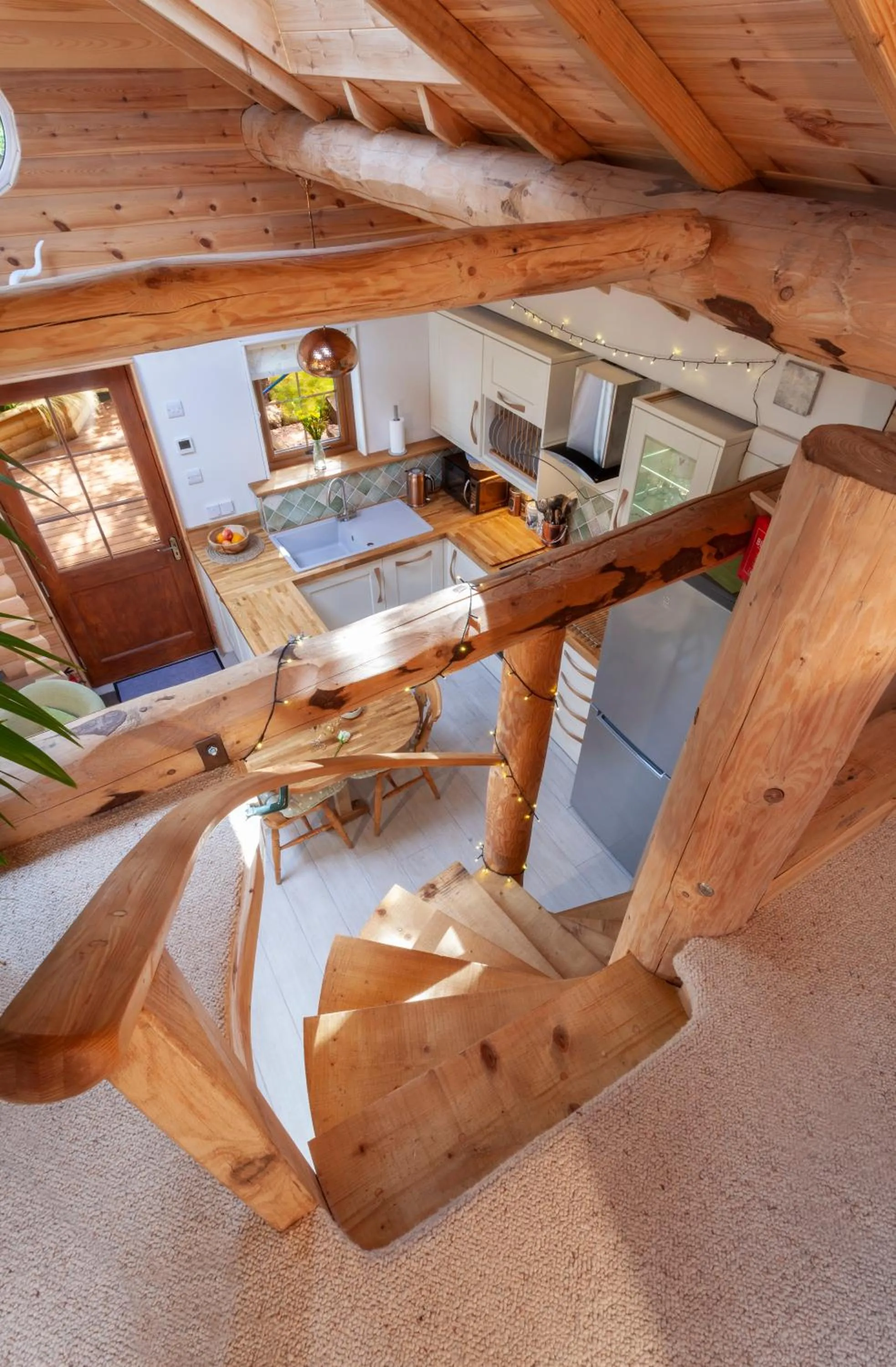 Porthole Log Cabin