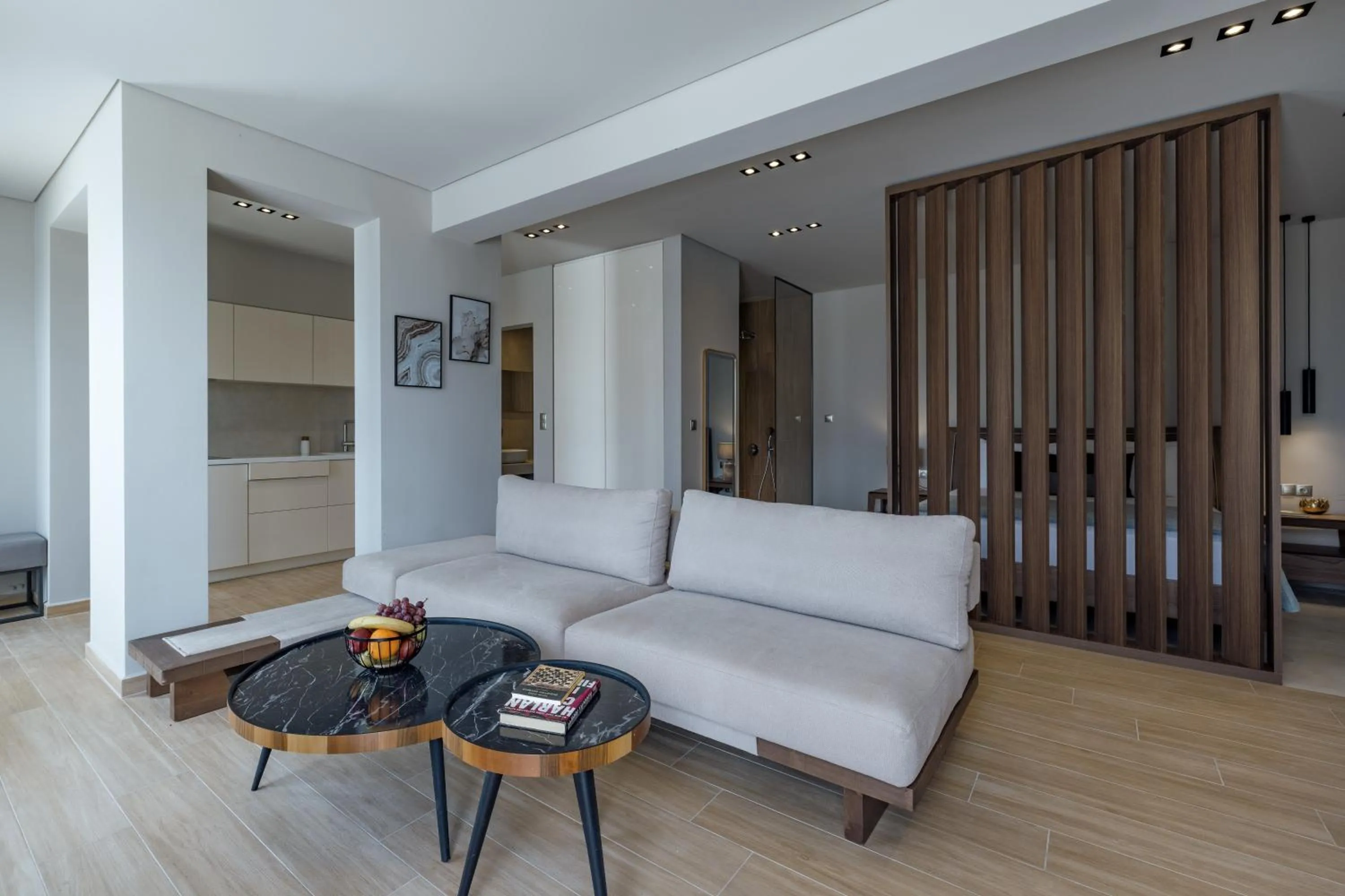 Seating area in El Mar Naxos