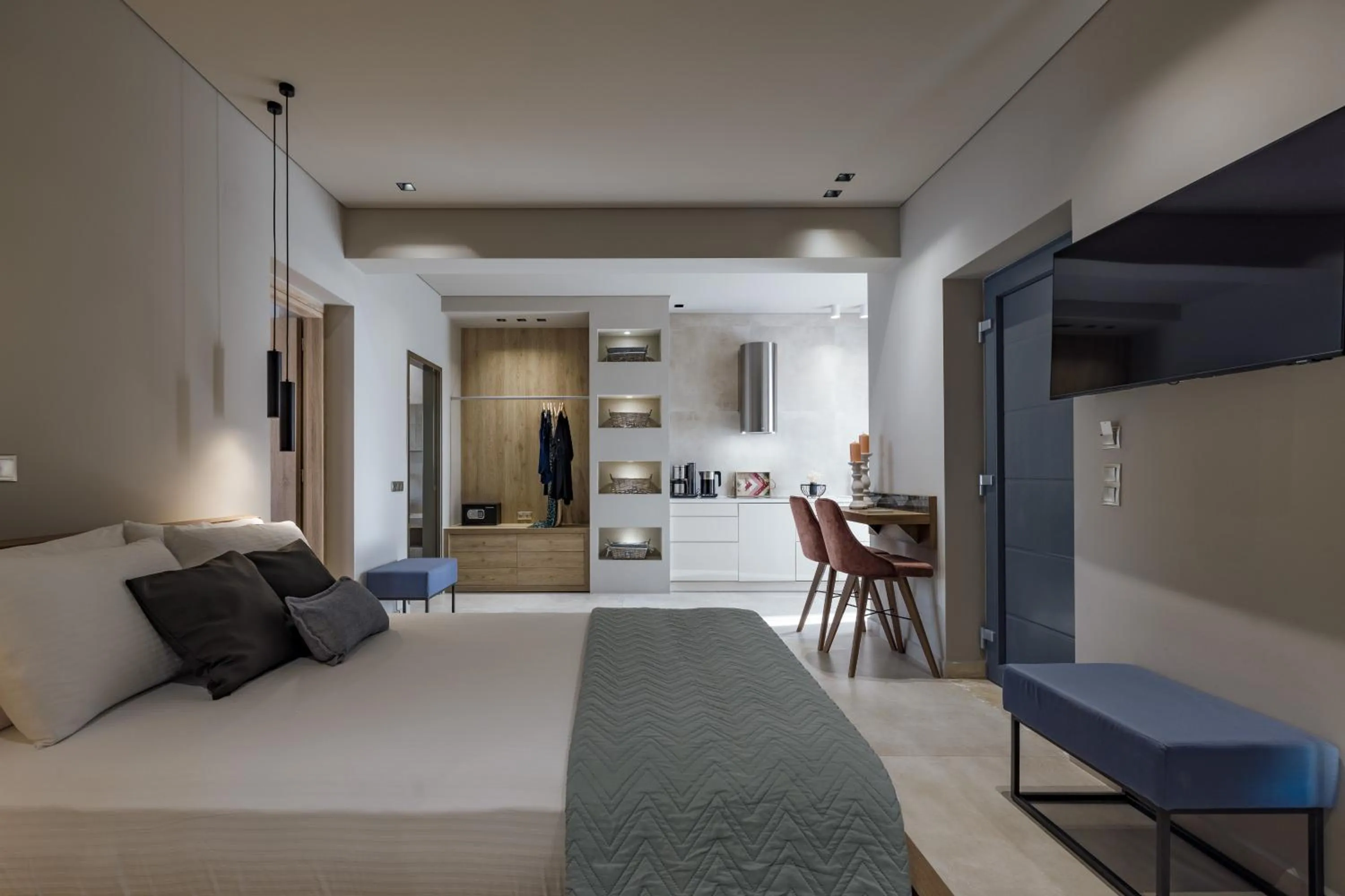 Bedroom, Bed in El Mar Naxos