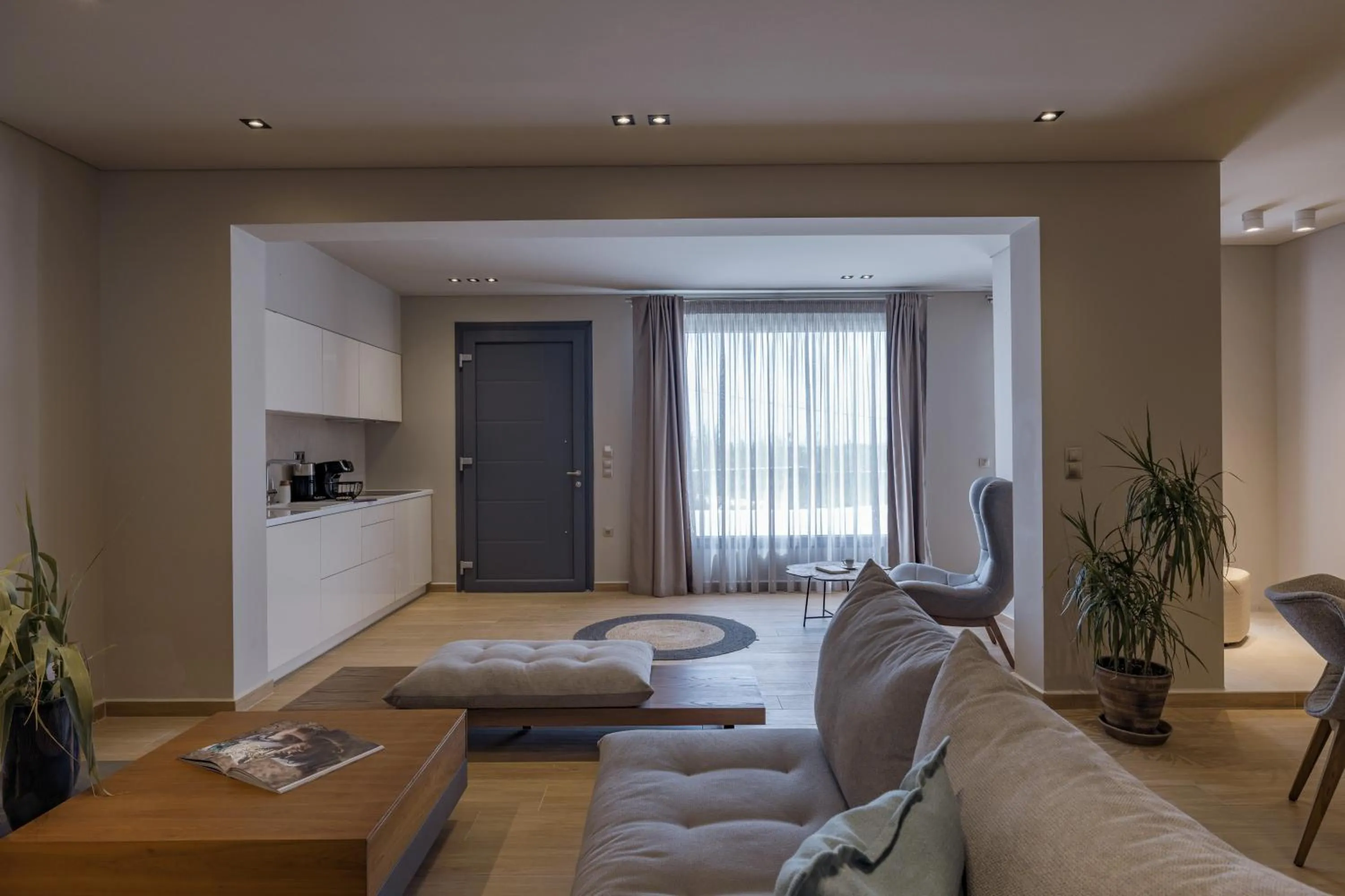 Living room in El Mar Naxos