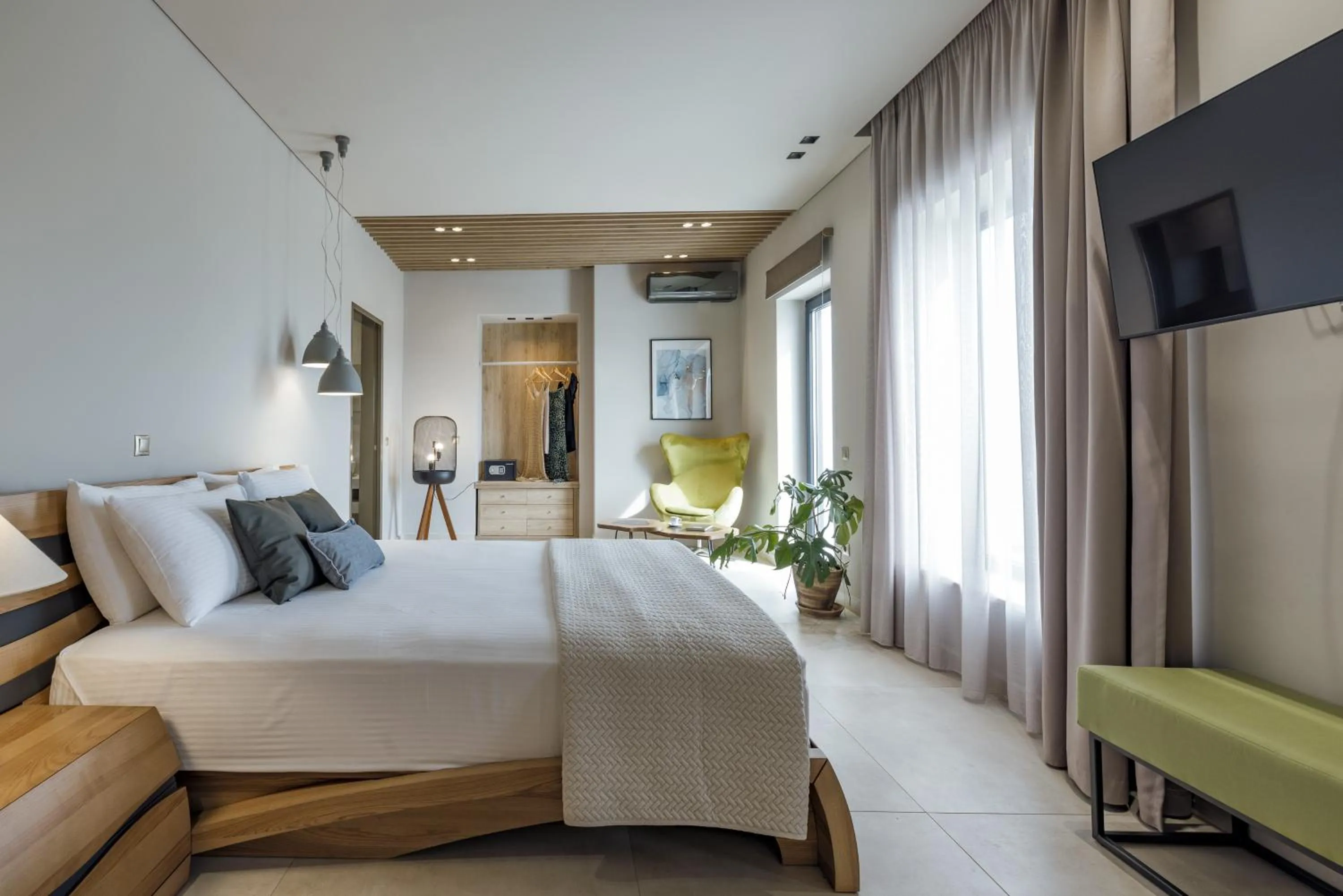 Bedroom, Bed in El Mar Naxos