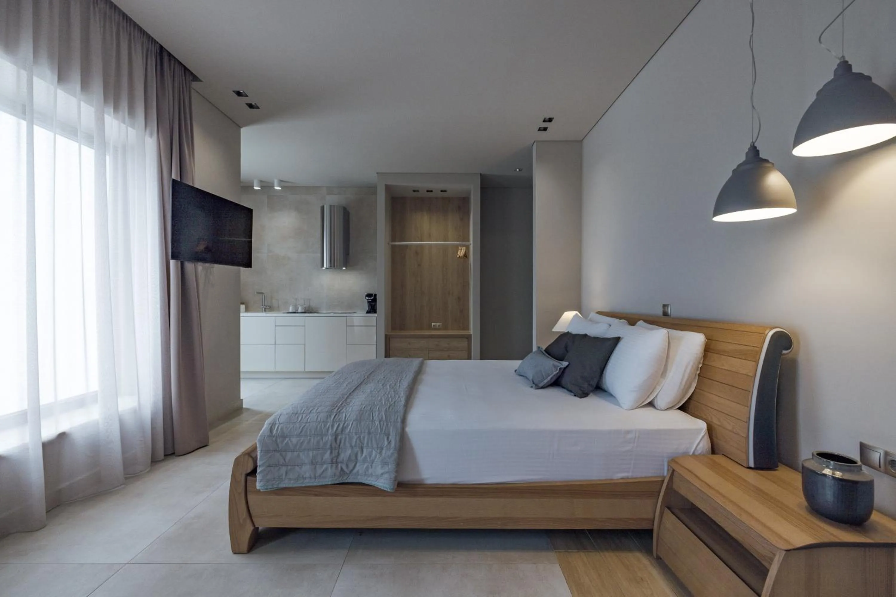 Bedroom, Bed in El Mar Naxos