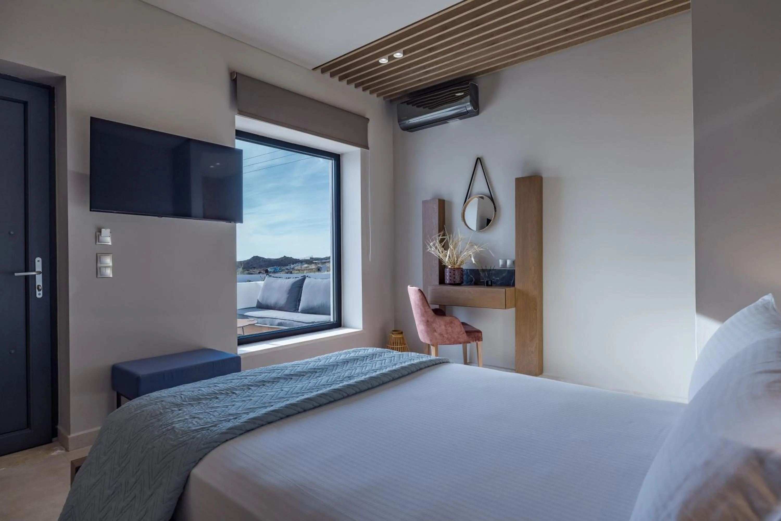 Bedroom, Bed in El Mar Naxos