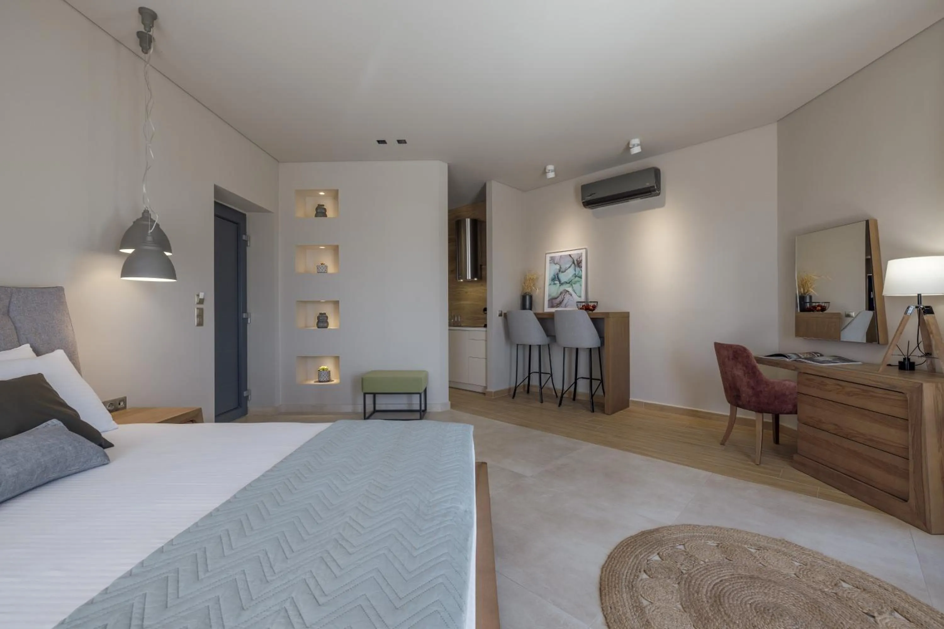 Bedroom, Bed in El Mar Naxos