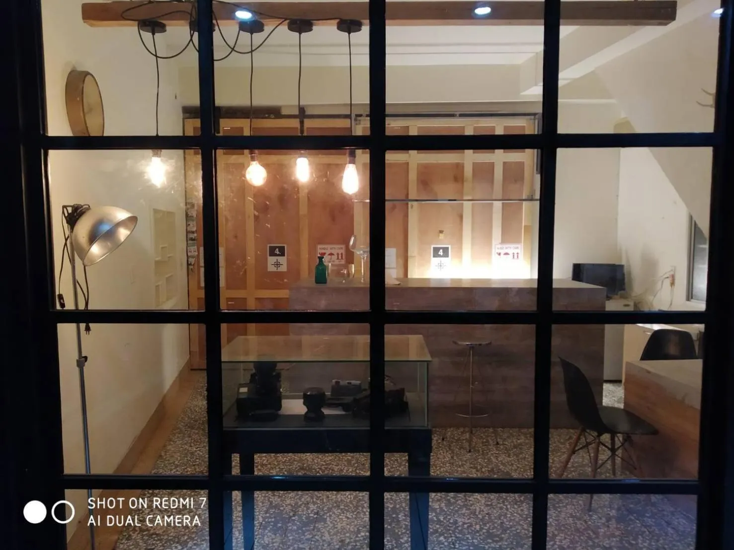 Facade/entrance in Summer Night