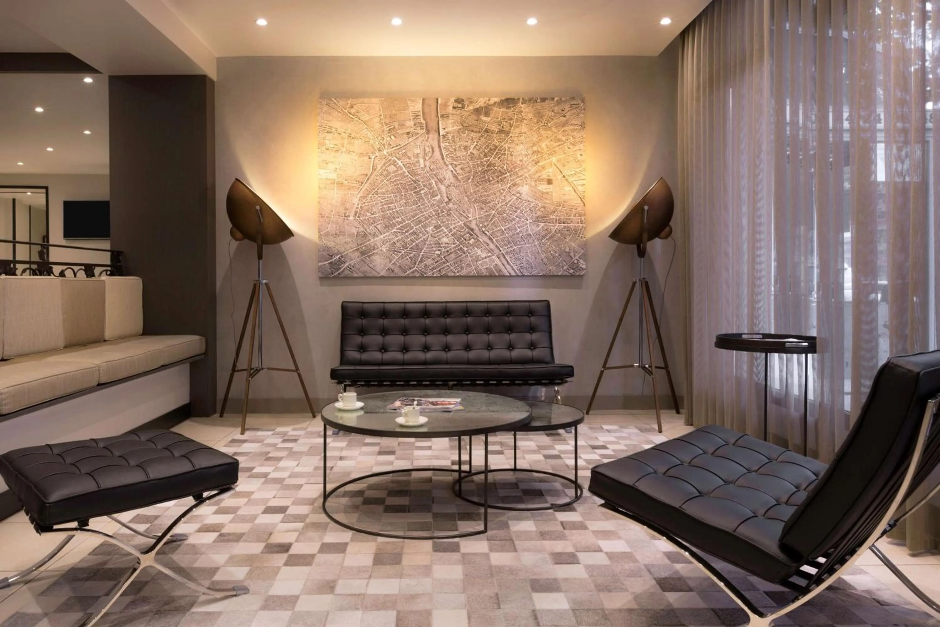 Lobby or reception in Hotel Paris Italie