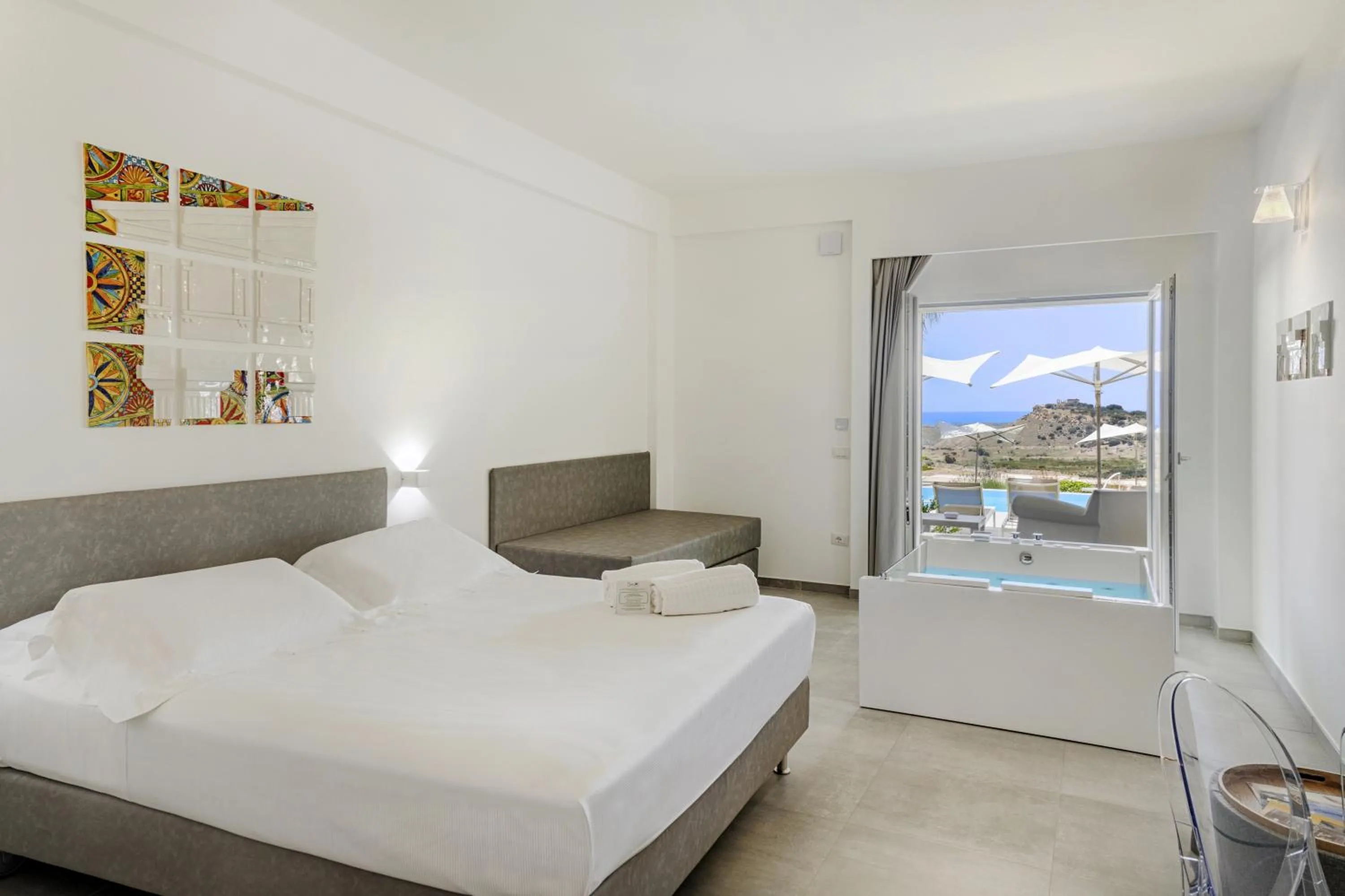 Bedroom, Bed in Doric Eco Boutique Resort & Spa - Sicily