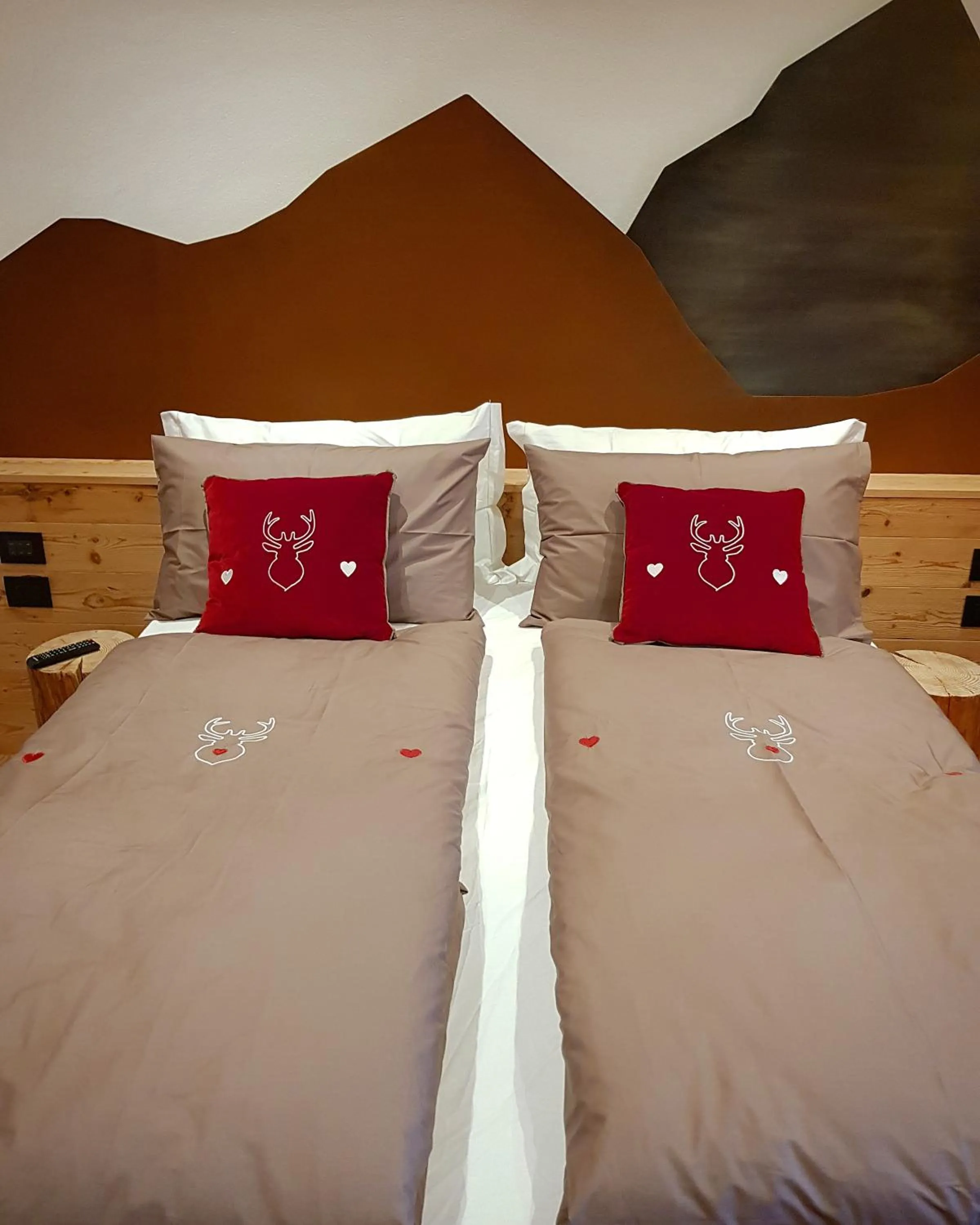 Bed in AGRITURISMO La Giasena