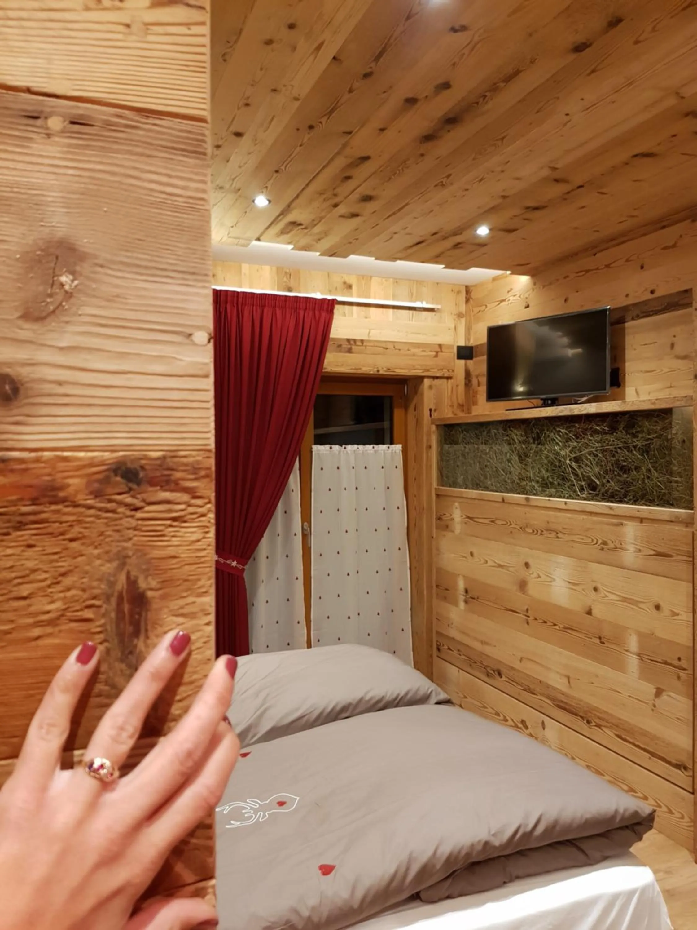 Bed in AGRITURISMO La Giasena